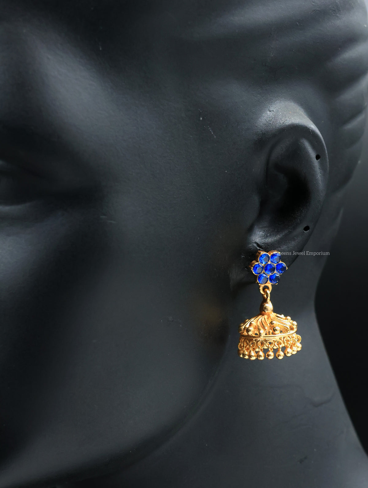 Aksara Jhumka - Blue