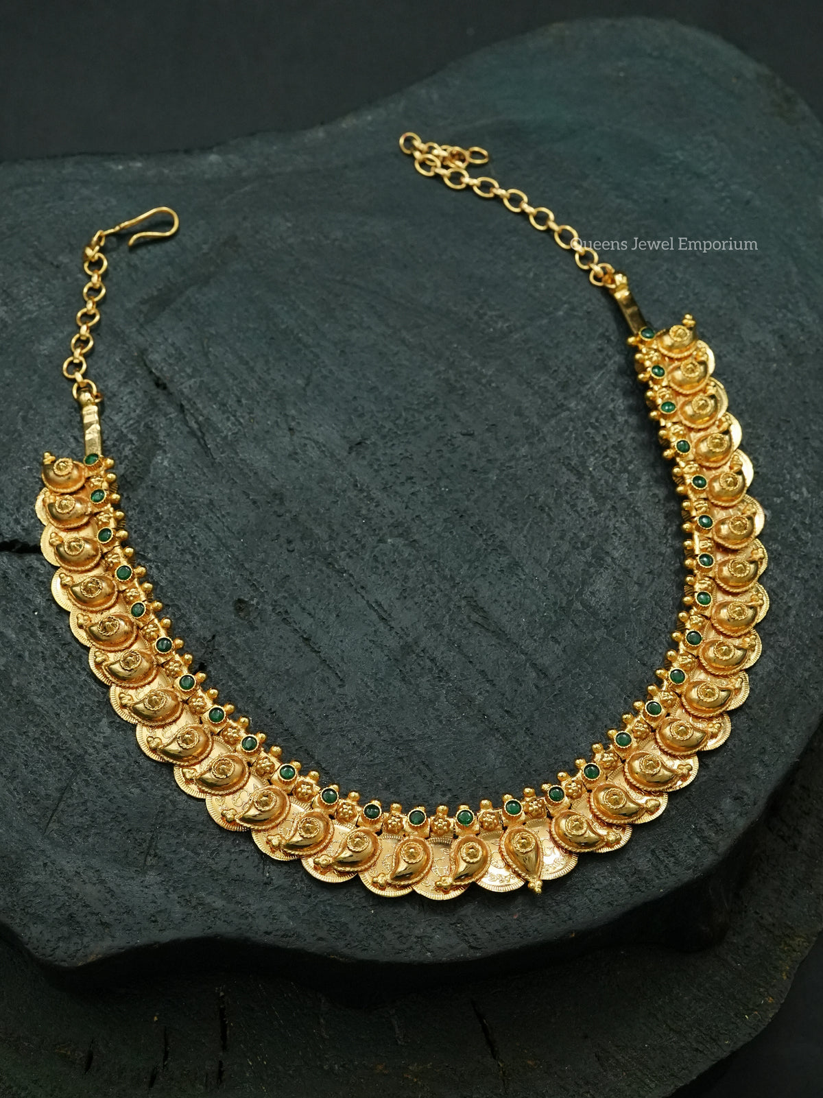 Double-Sided Kasu Mango Necklace - Mini