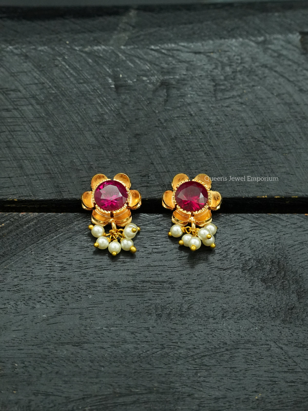Poongothai Necklace - Balaji Pink