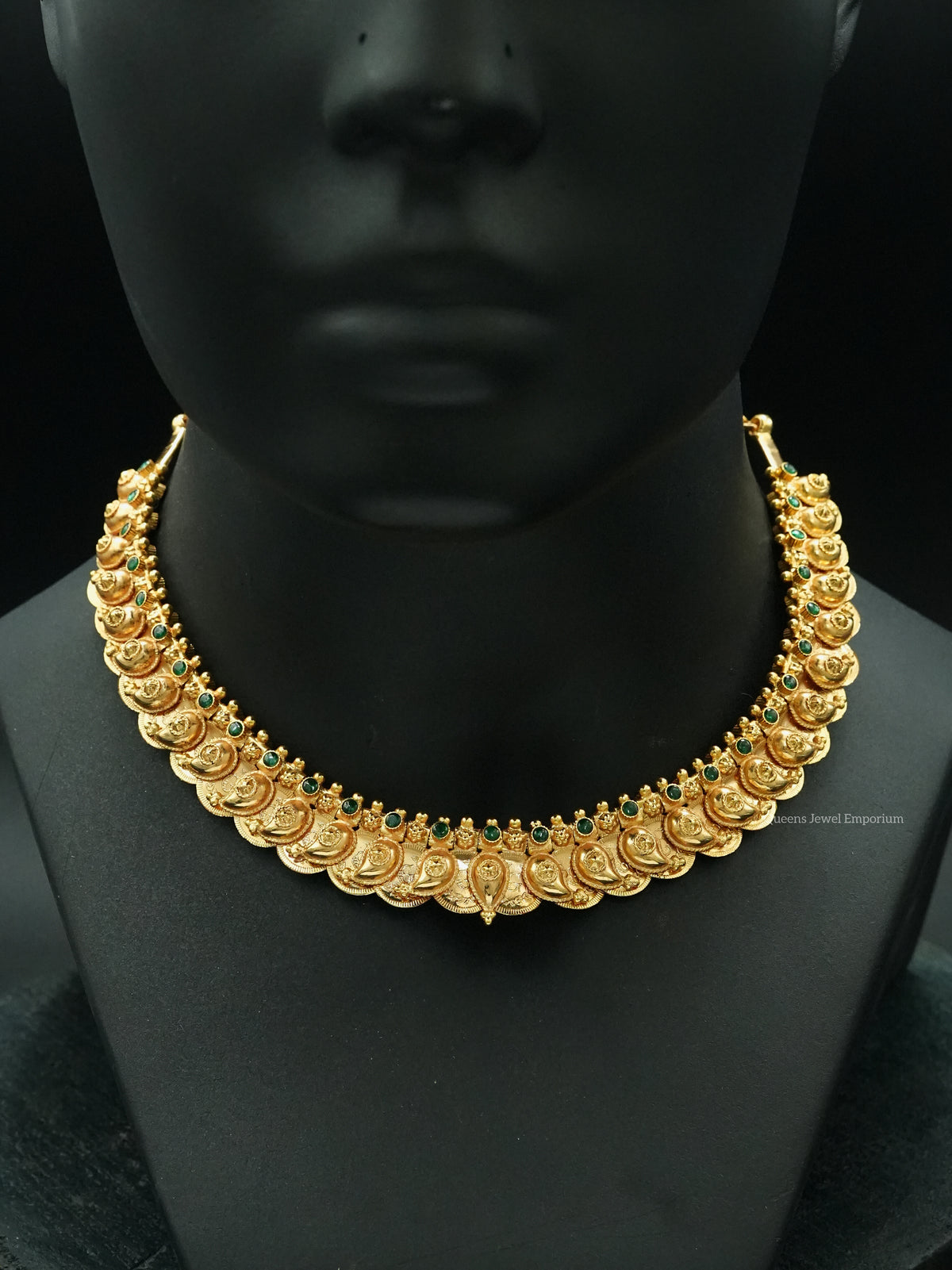 Double-Sided Kasu Mango Necklace - Mini