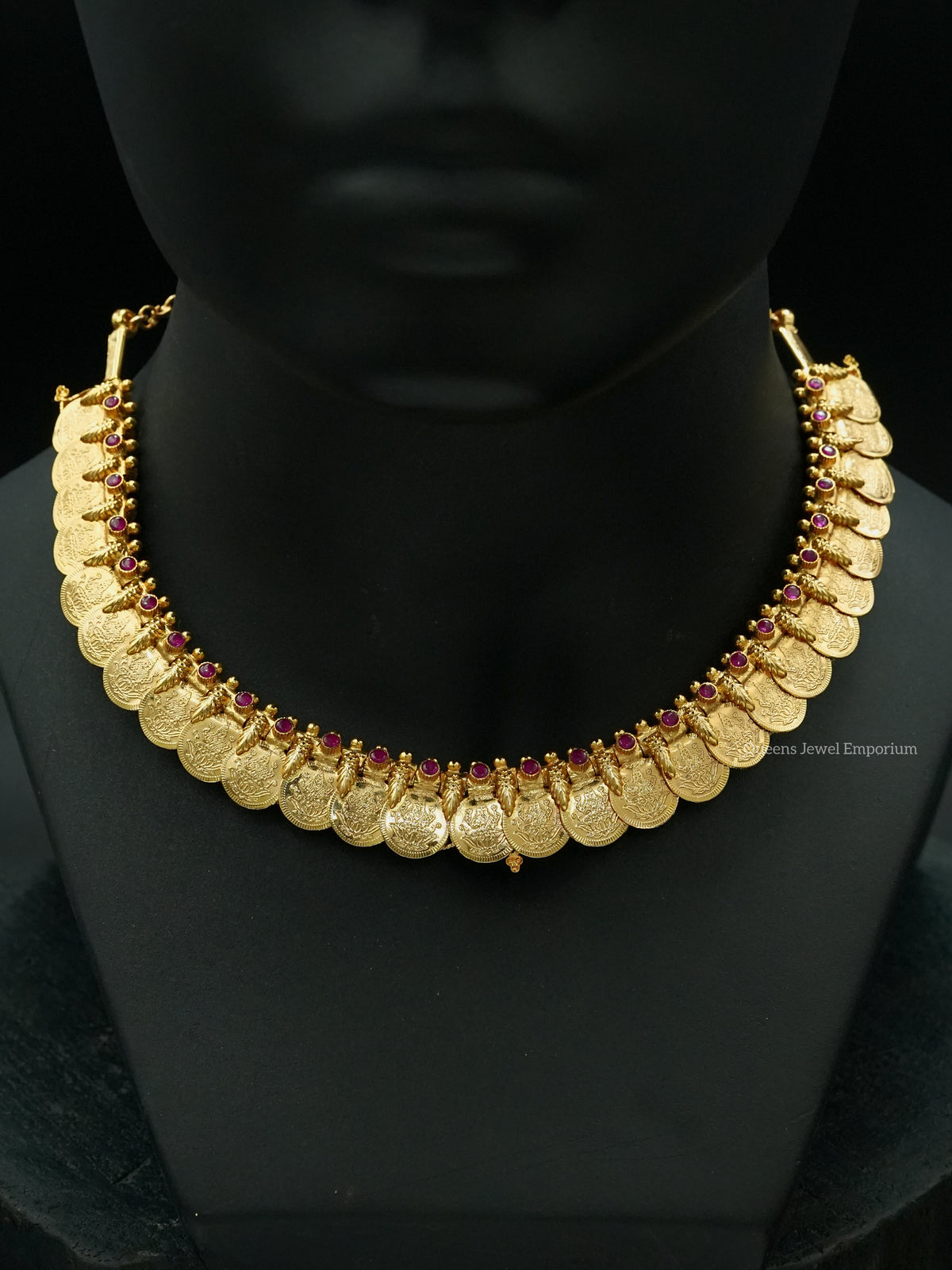 Double-Sided Kasu Mango Necklace - Mini