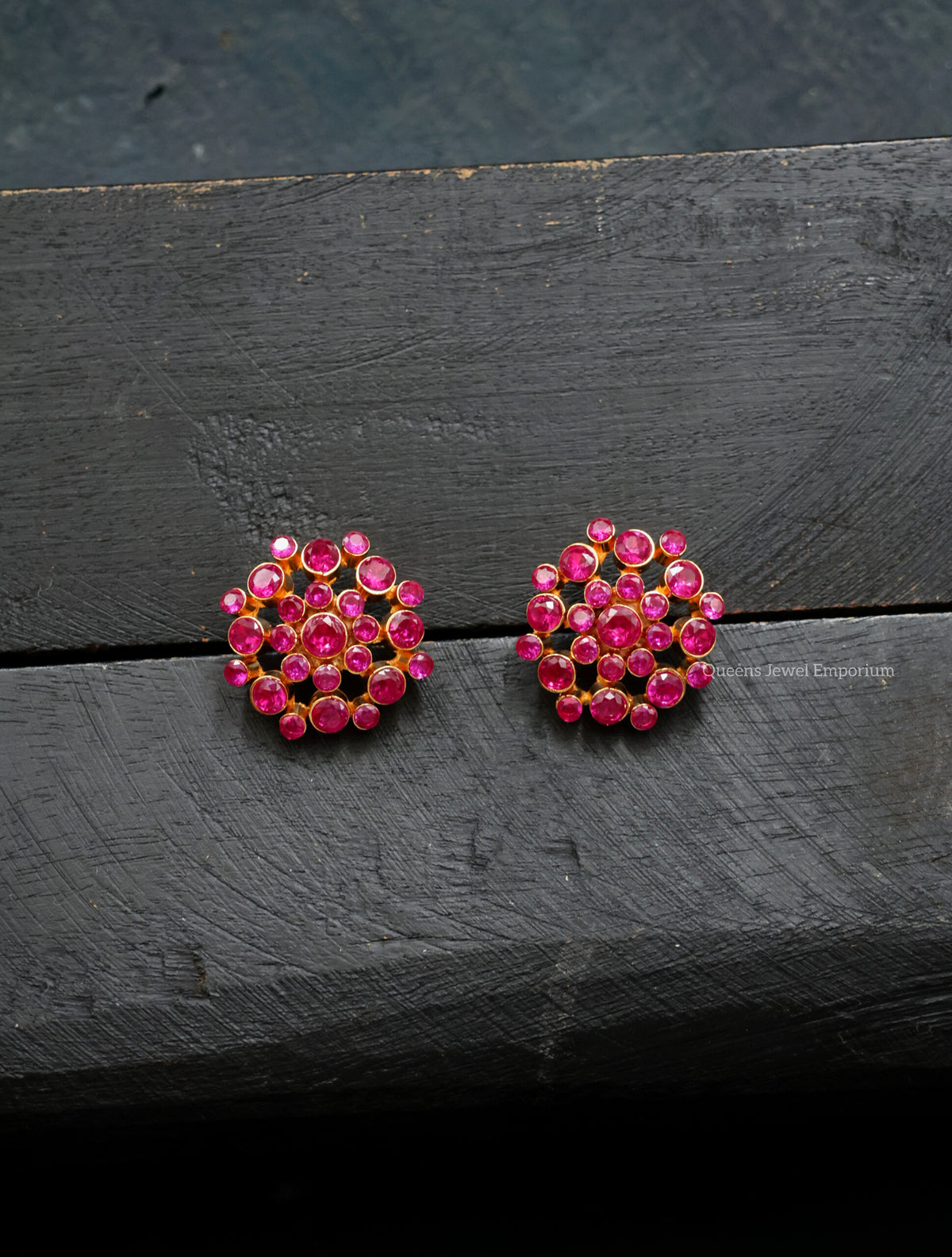 Harshatha Studs - Balaji Pink