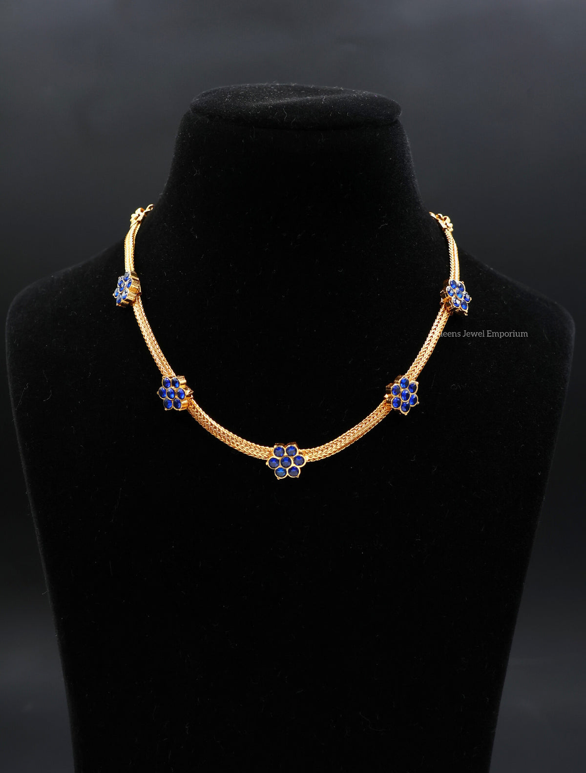 Devika Necklace - Blue