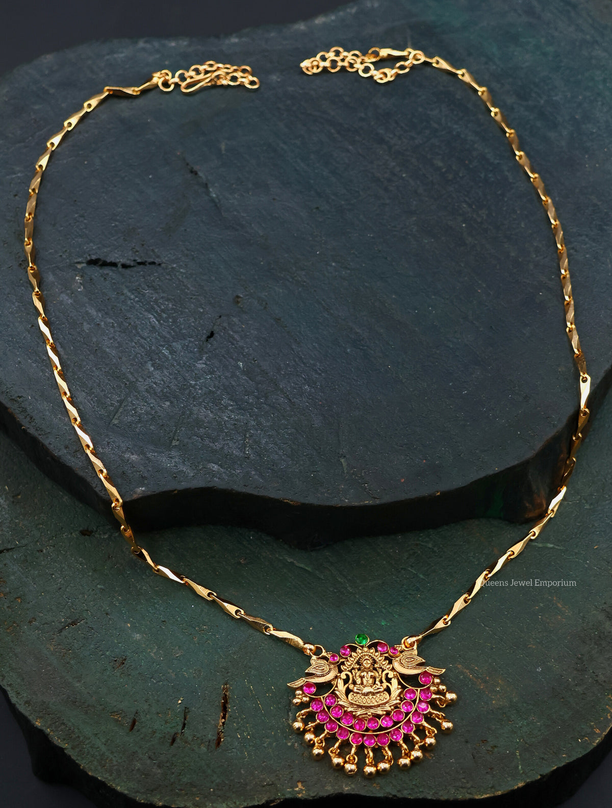 Srilaksha Long Chain - Balaji Pink