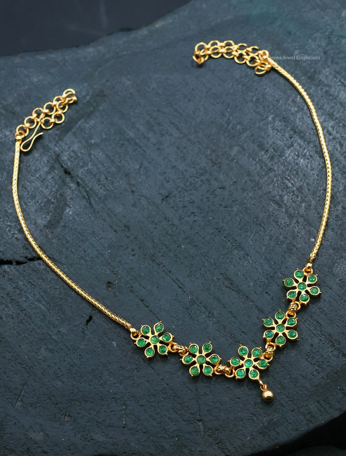 Thenmozhi Necklace - Green