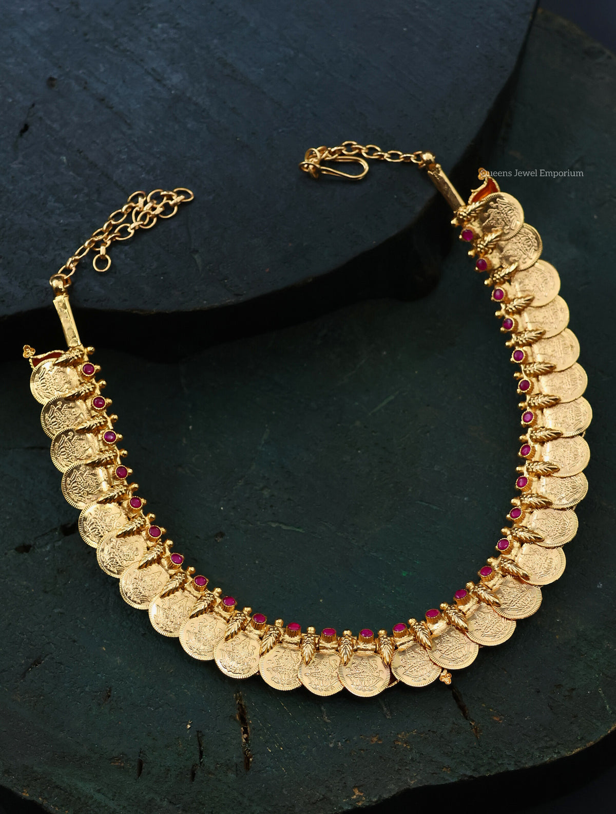 Double-Sided Kasu Mango Necklace - Mini