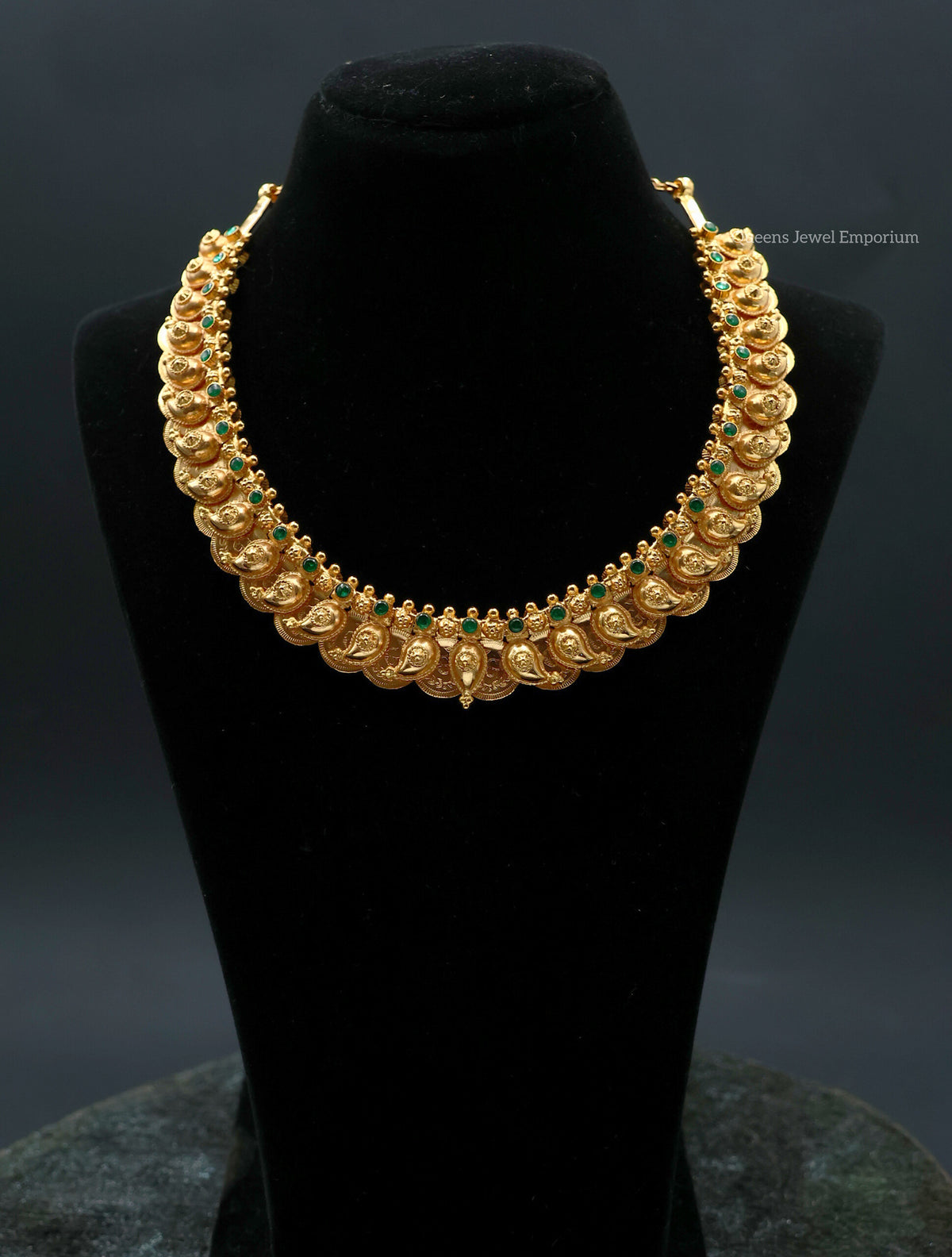 Double-Sided Kasu Mango Necklace - Mini
