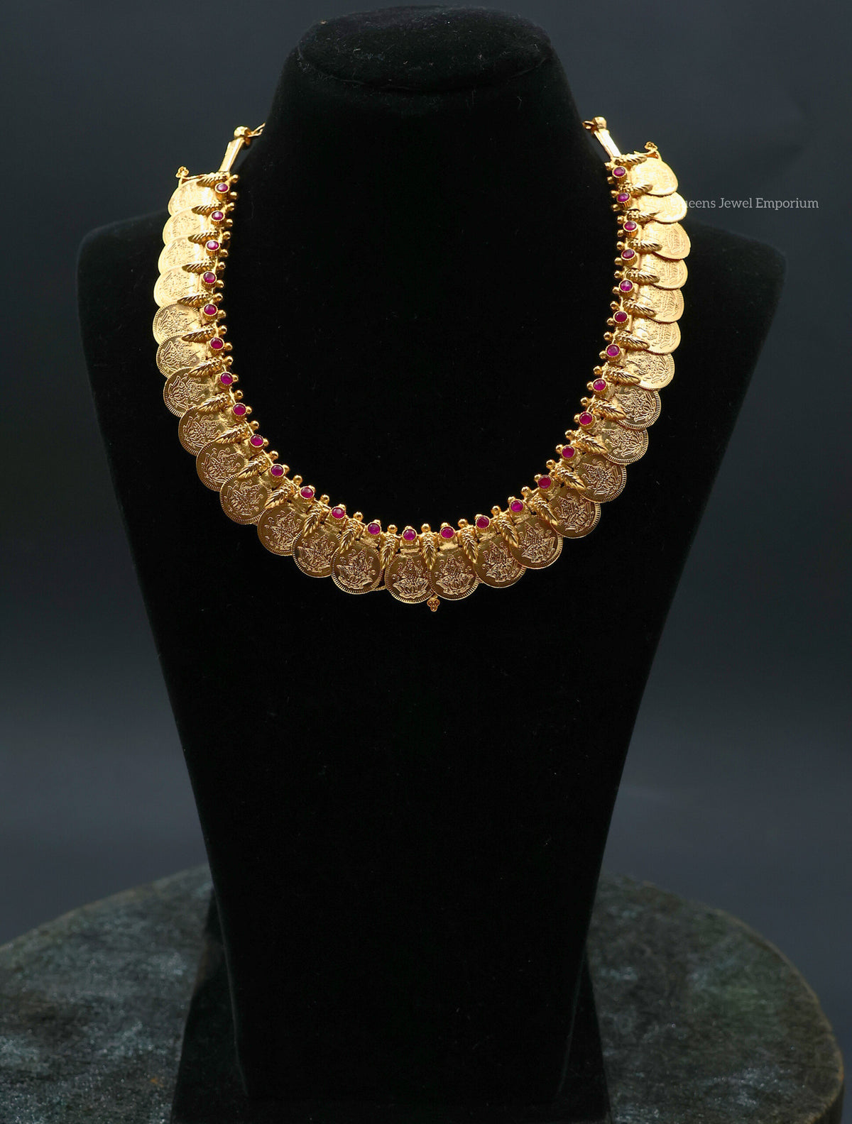 Double-Sided Kasu Mango Necklace - Mini