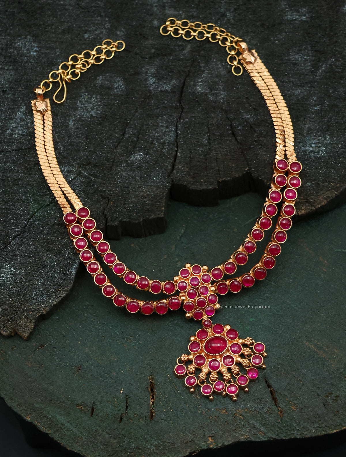 Rangoon Short Adigai - Red