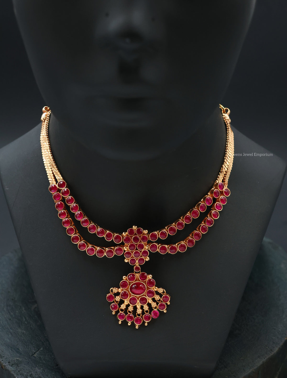 Rangoon Short Adigai - Red