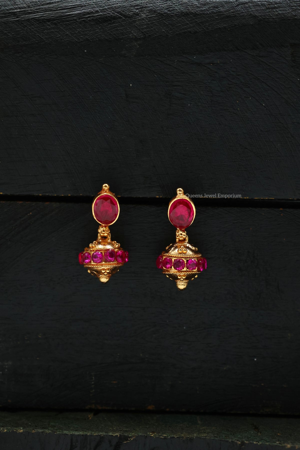 Shivangi Minimal Earrings - Balaji Pink
