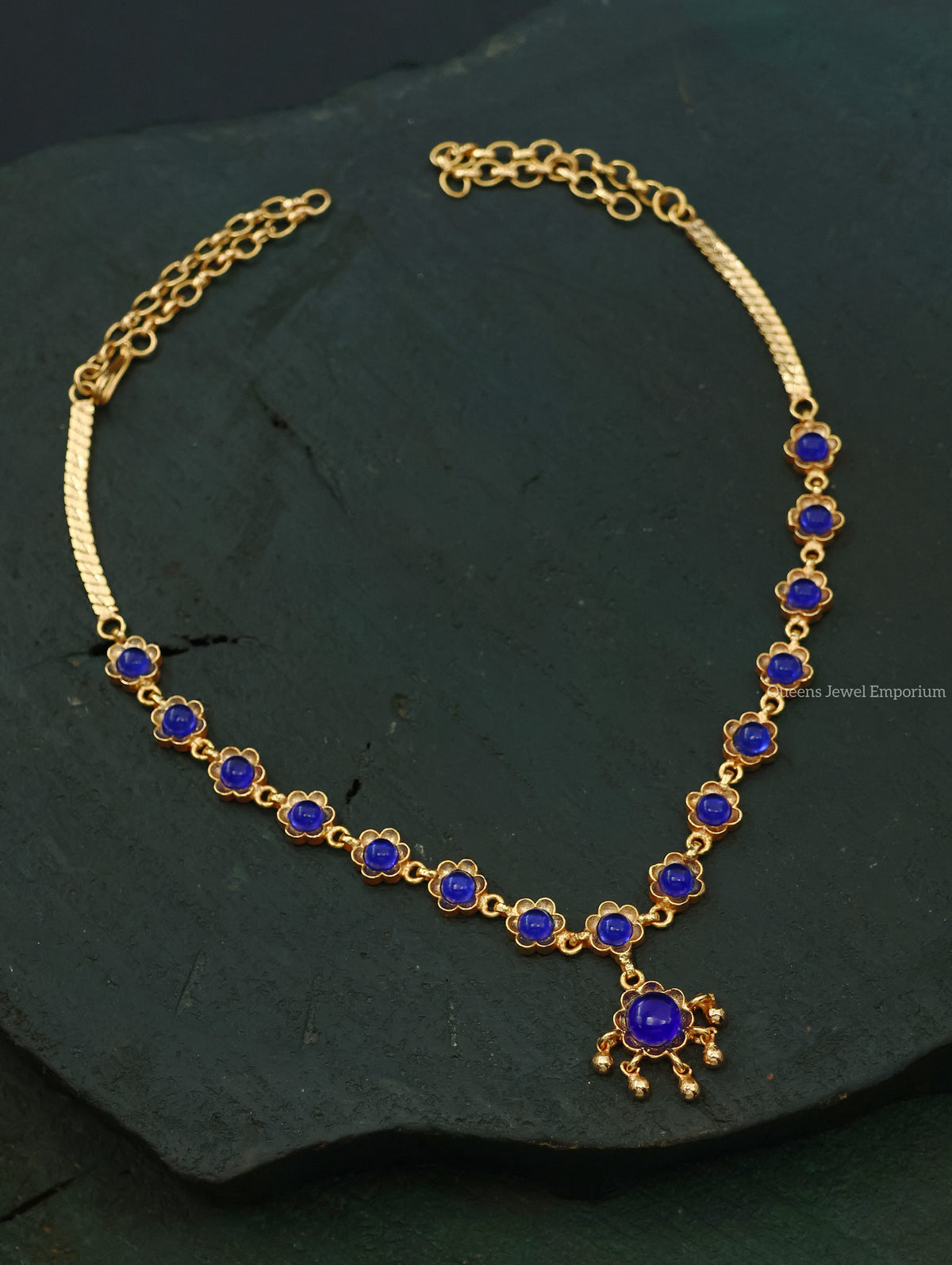Anjalee Devi Necklace - Blue