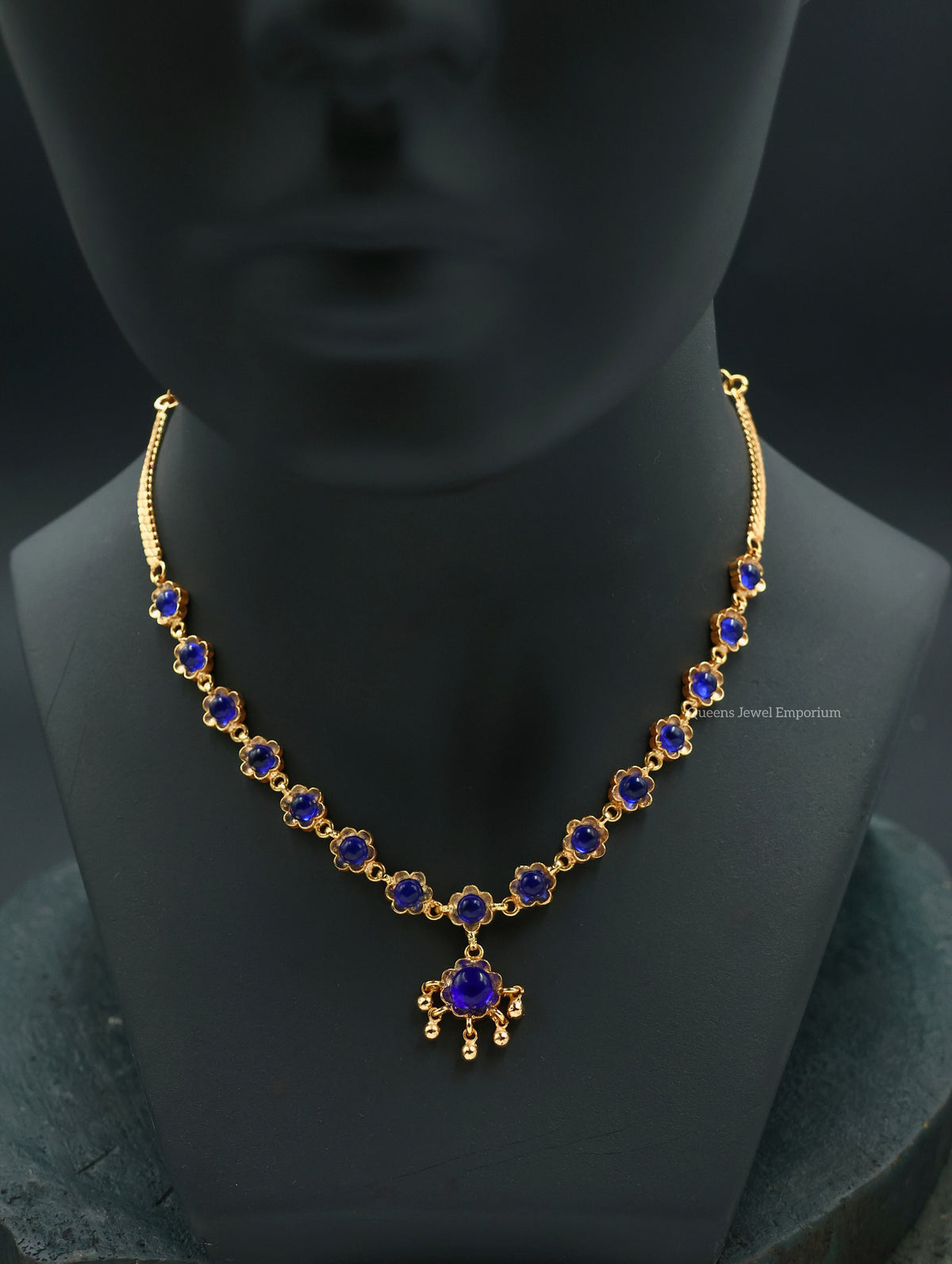 Anjalee Devi Necklace - Blue
