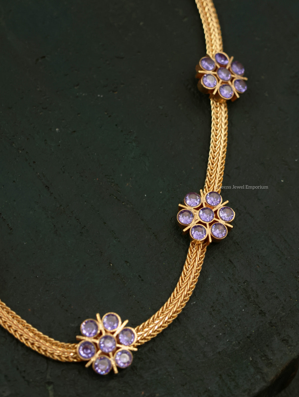 Bhuvana Necklace - Purple