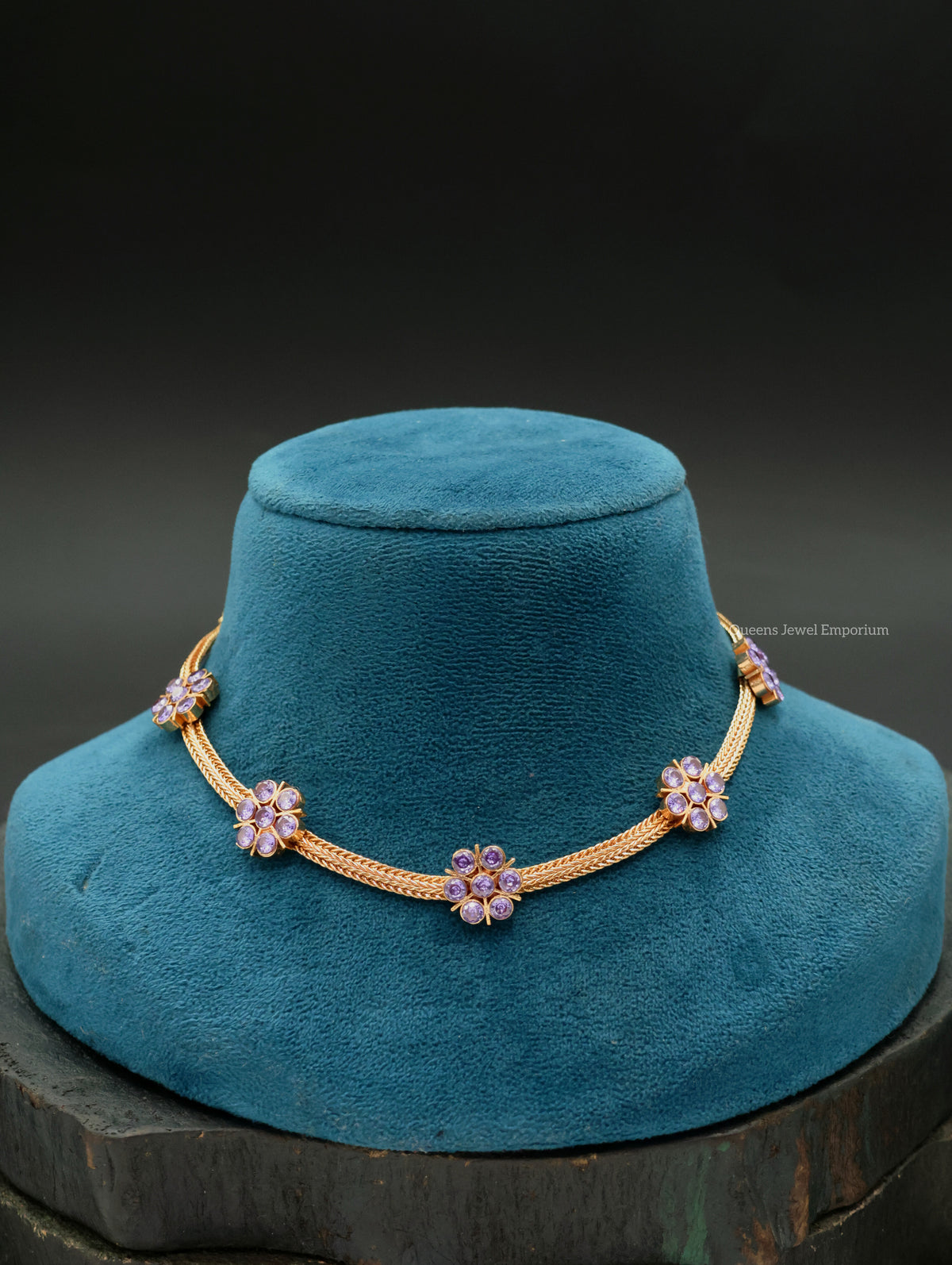 Bhuvana Necklace - Purple