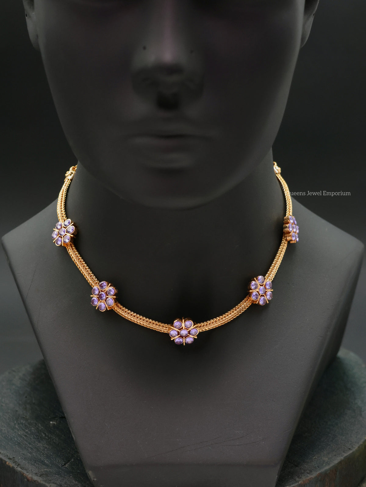 Bhuvana Necklace - Purple