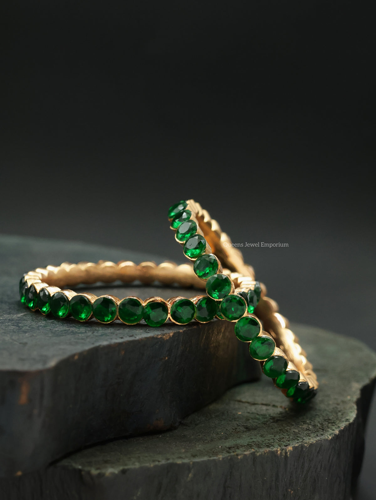 Savithri Bangles - Green