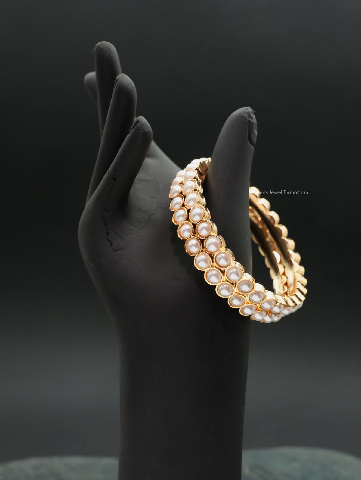 Savithri Bangles - Pearl