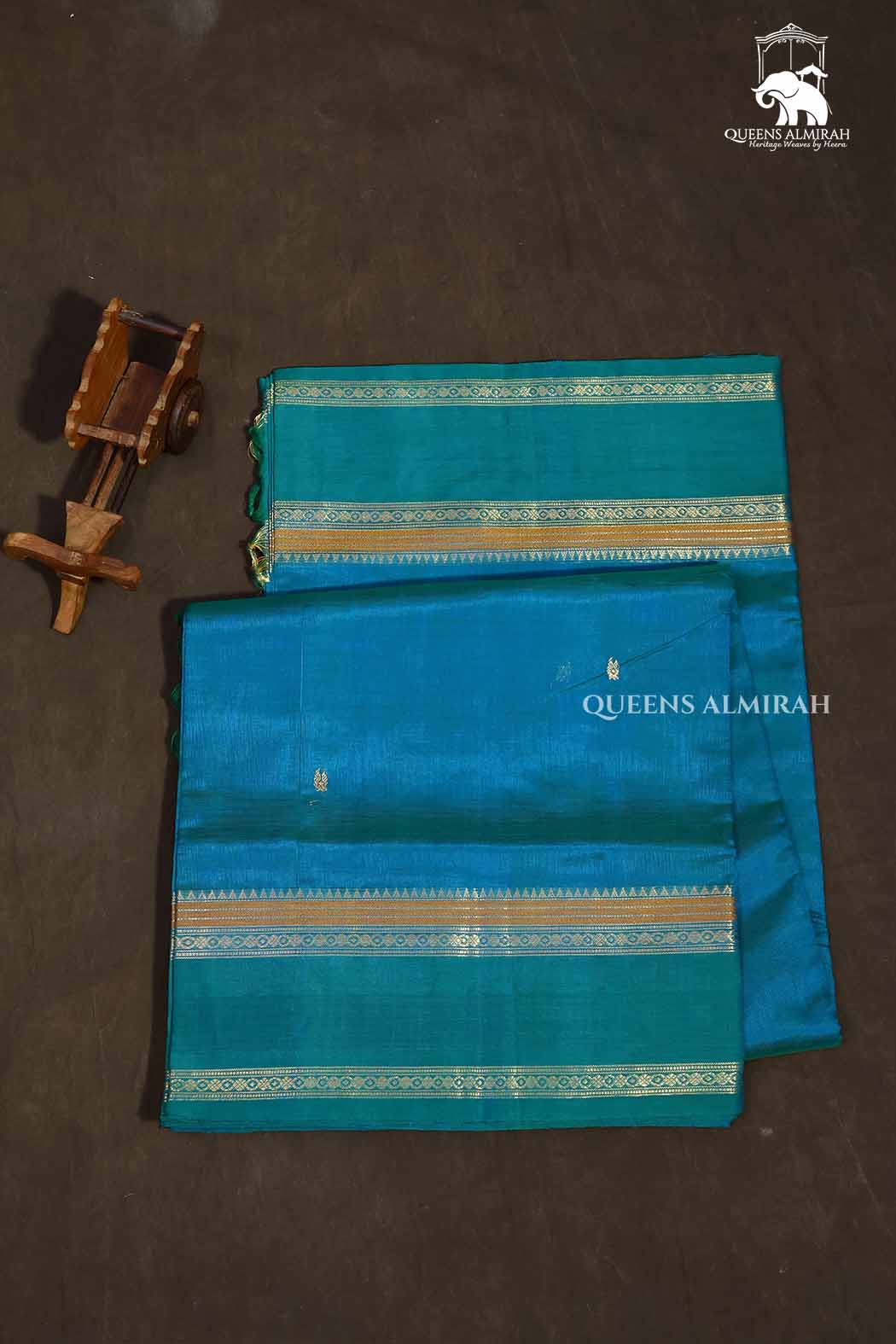 Sea Green Chettinad Silk Cotton Saree