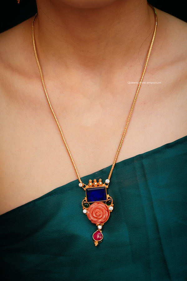 JANANI -ROSE NECKLACE - Queens Jewel Emporium