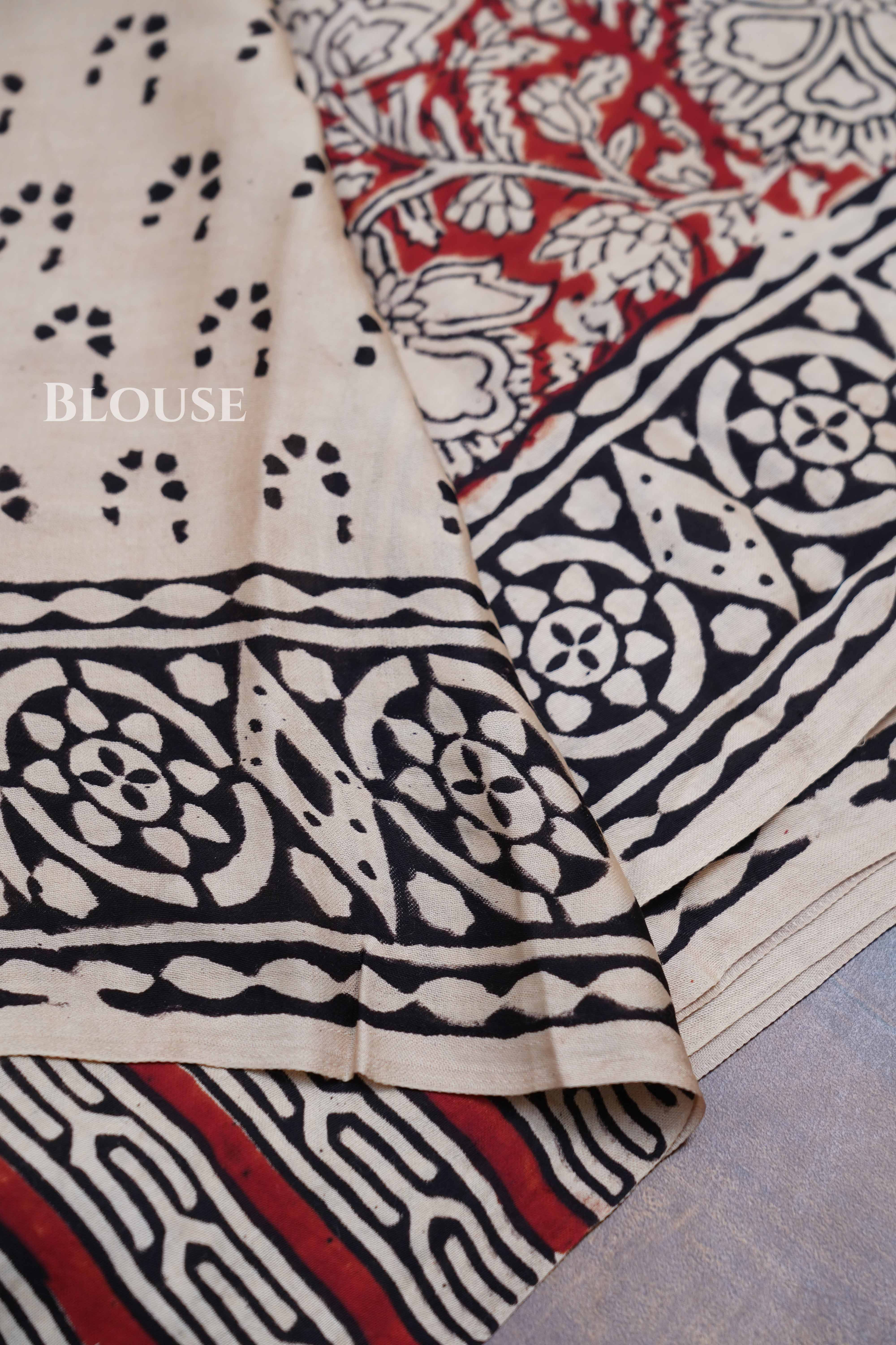 Maroon Modal Silk Saree