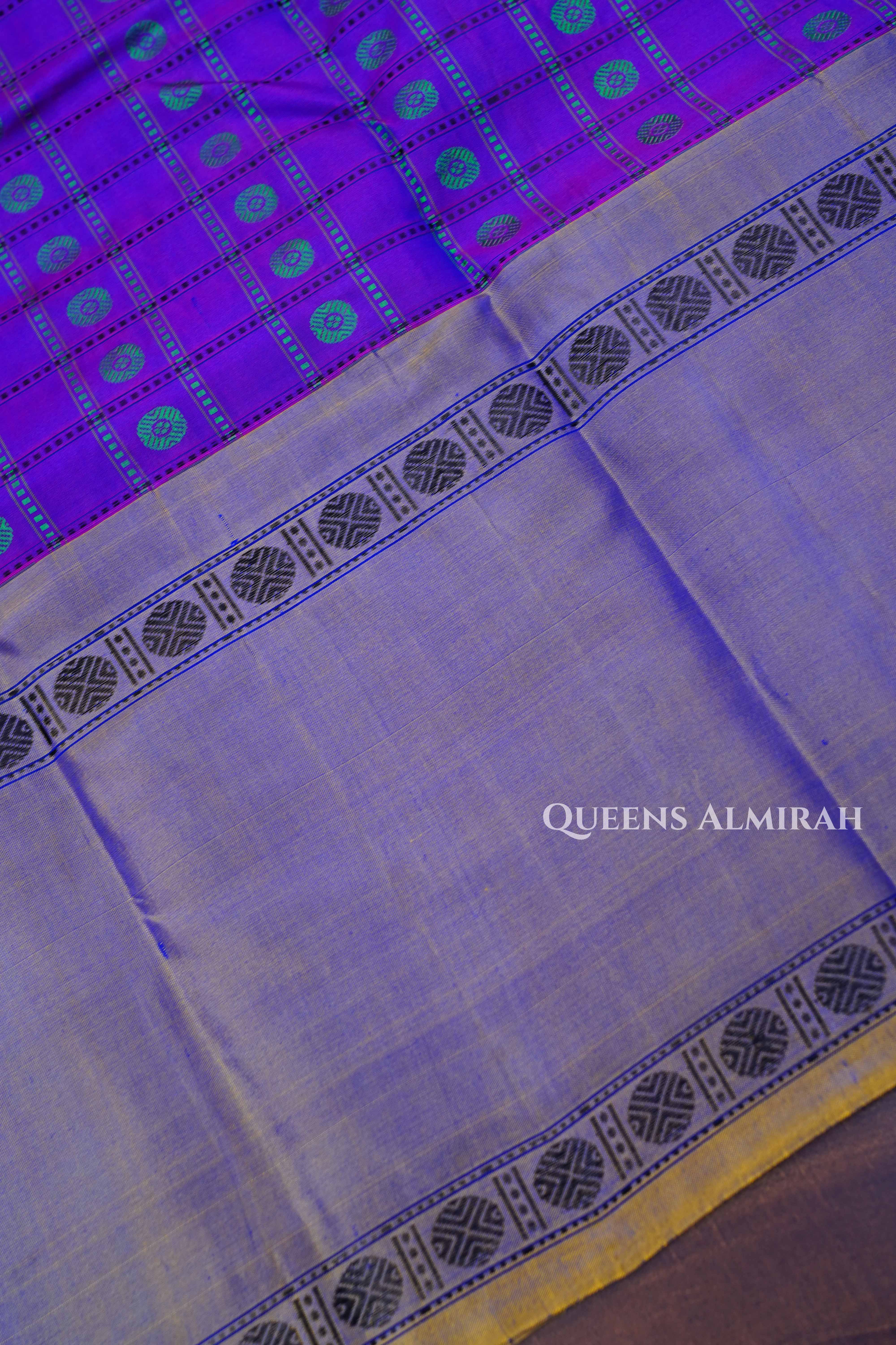 Purple Pure Kanchivaram Silk Saree