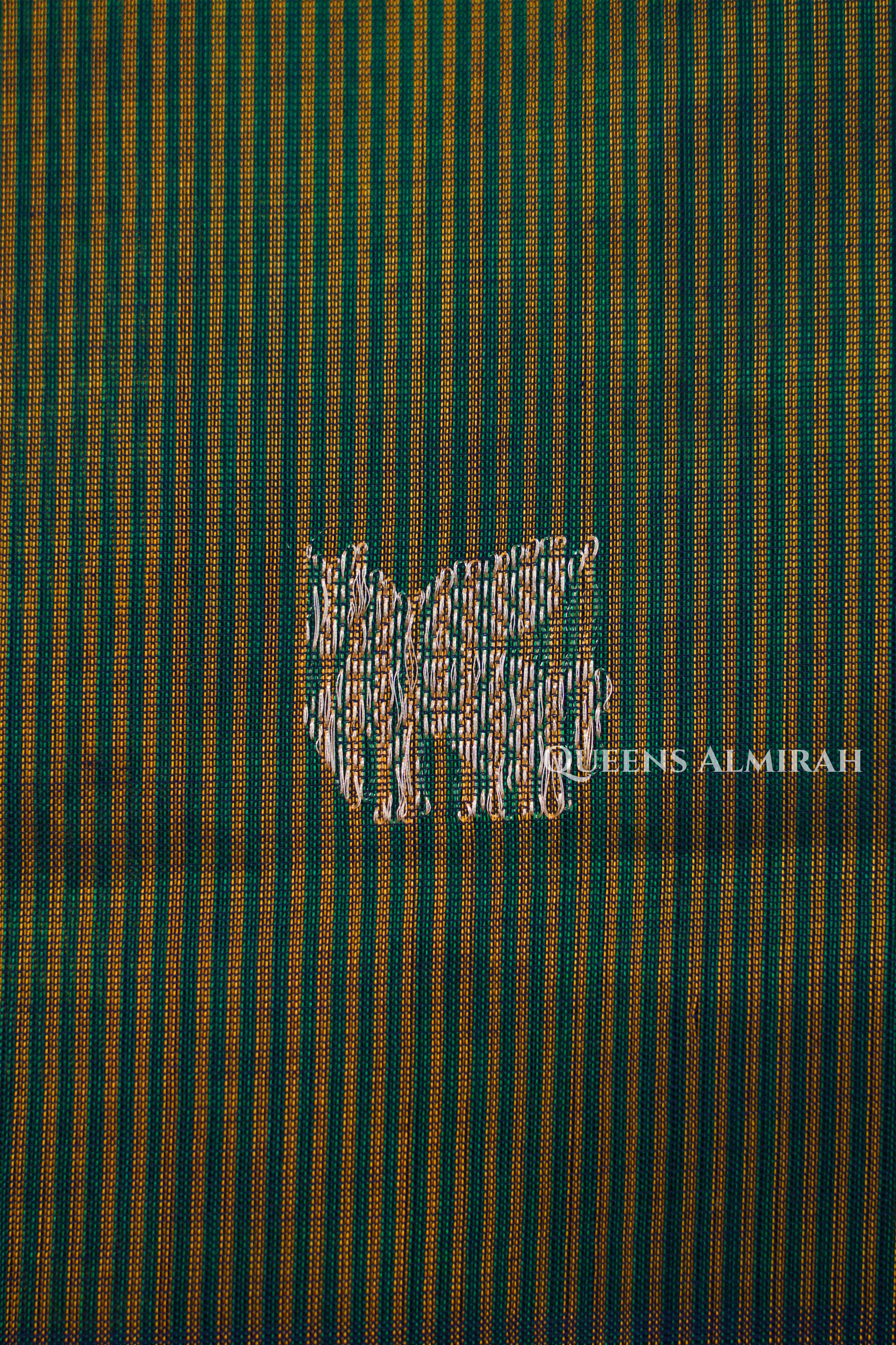 Green Karaikudi Chettinad Silk Cotton Saree