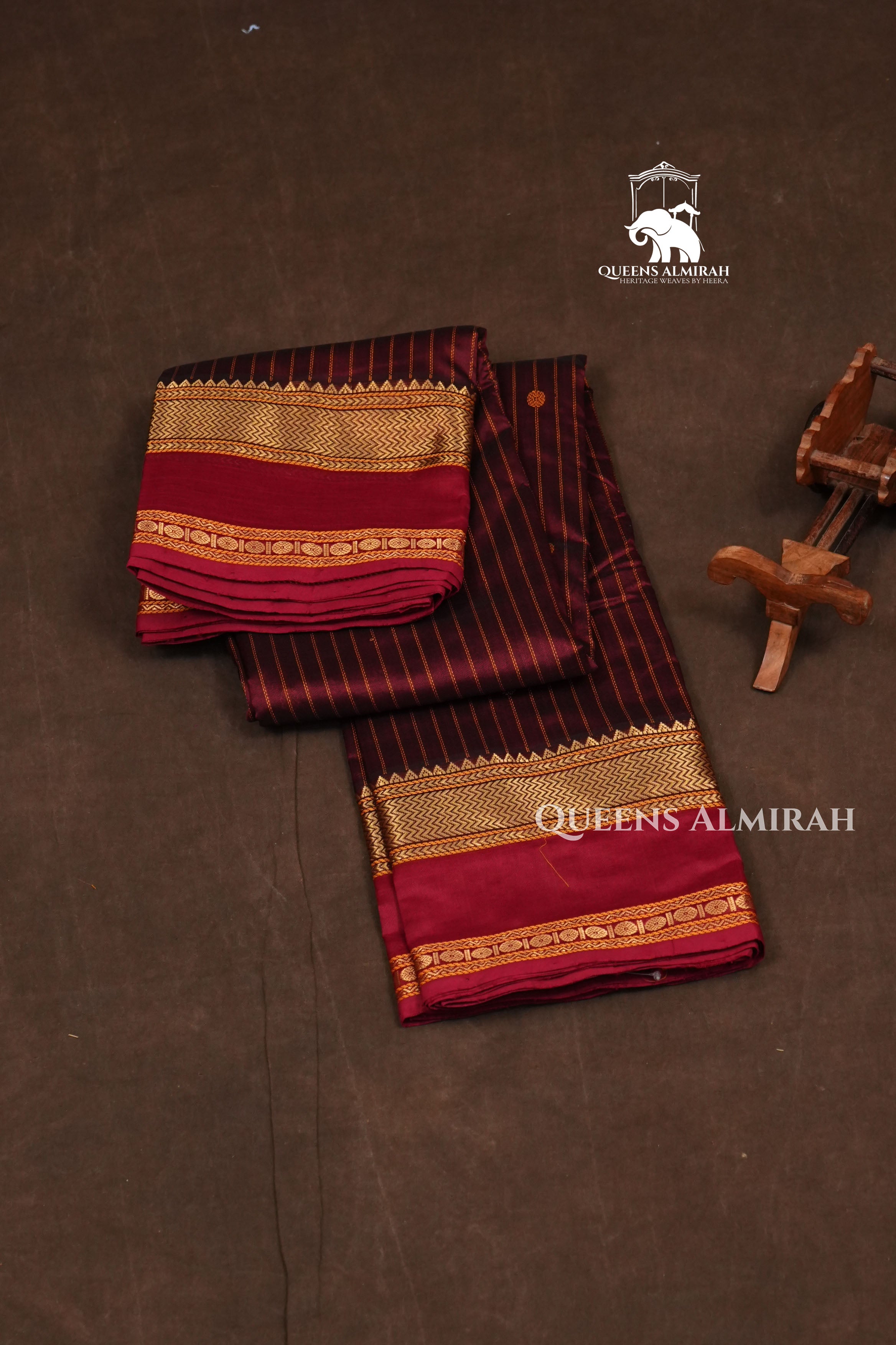 Wine Red Budget Silk Cotton Saree