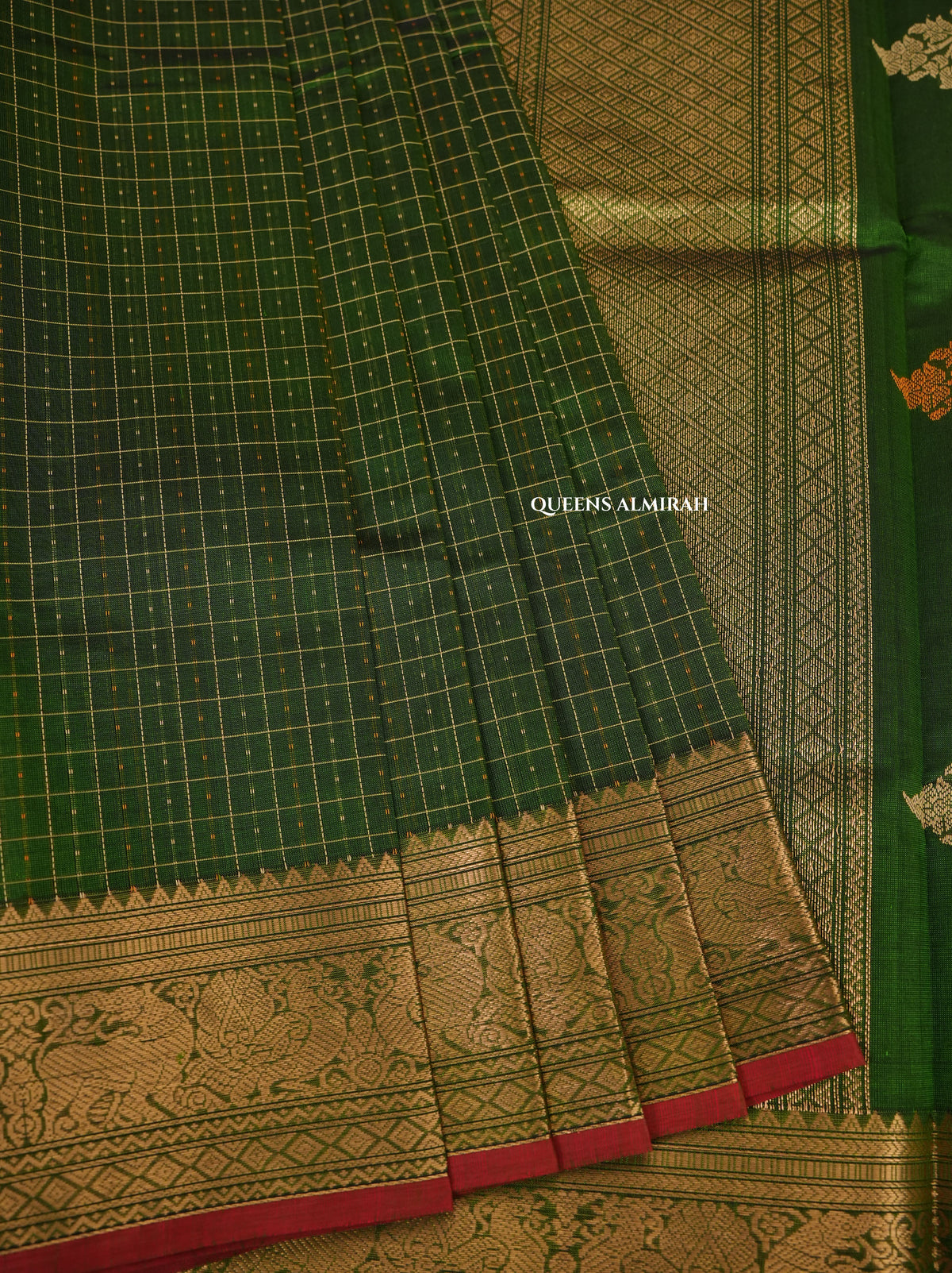 Green Chettinad Silk Cotton Saree