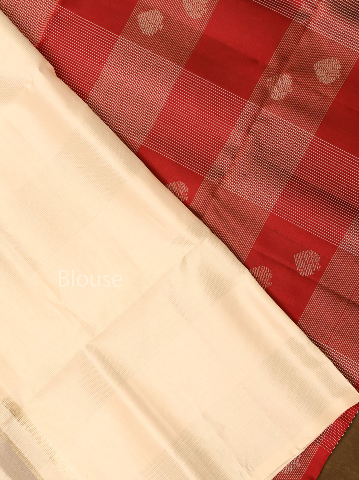 Maroon Vairaoosi Kattam Pure Soft Silk Saree