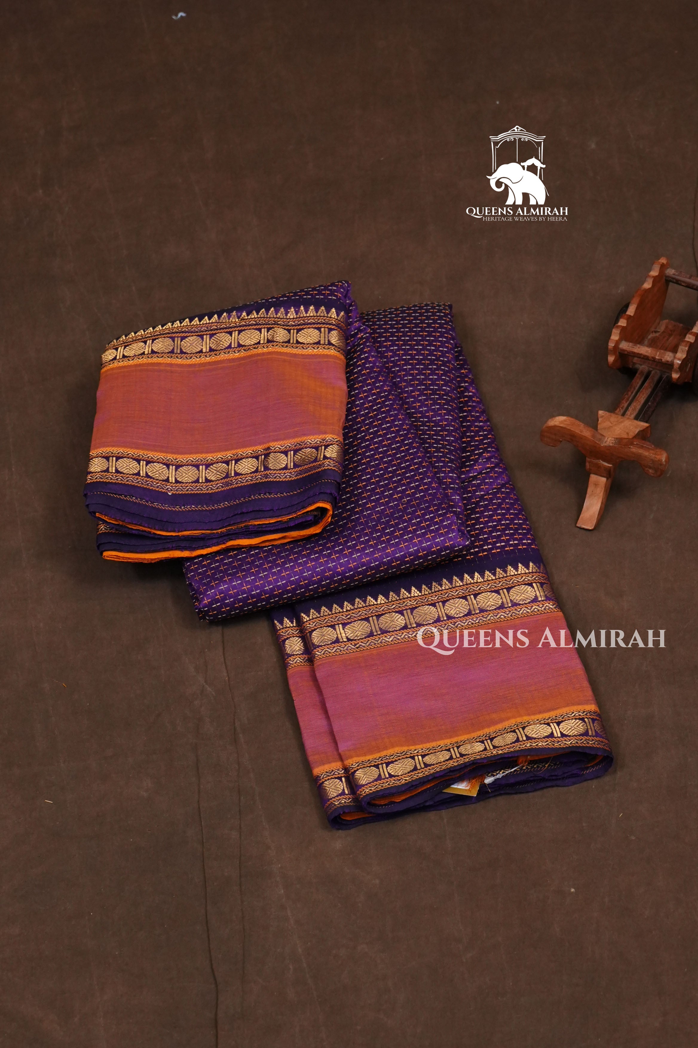 Purple Budget Silk Cotton Saree