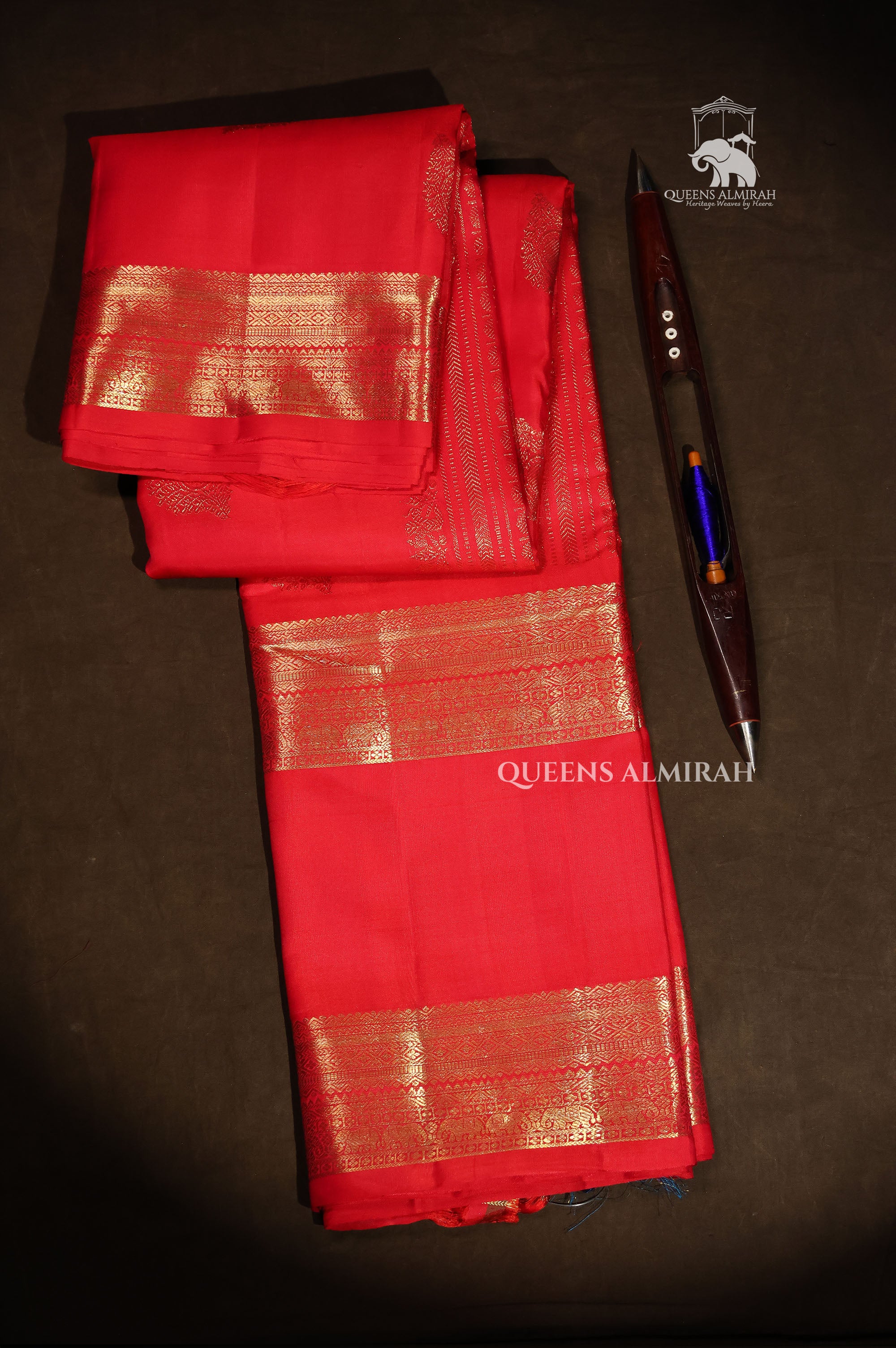 Red Budget Kanchivaram Silk Saree