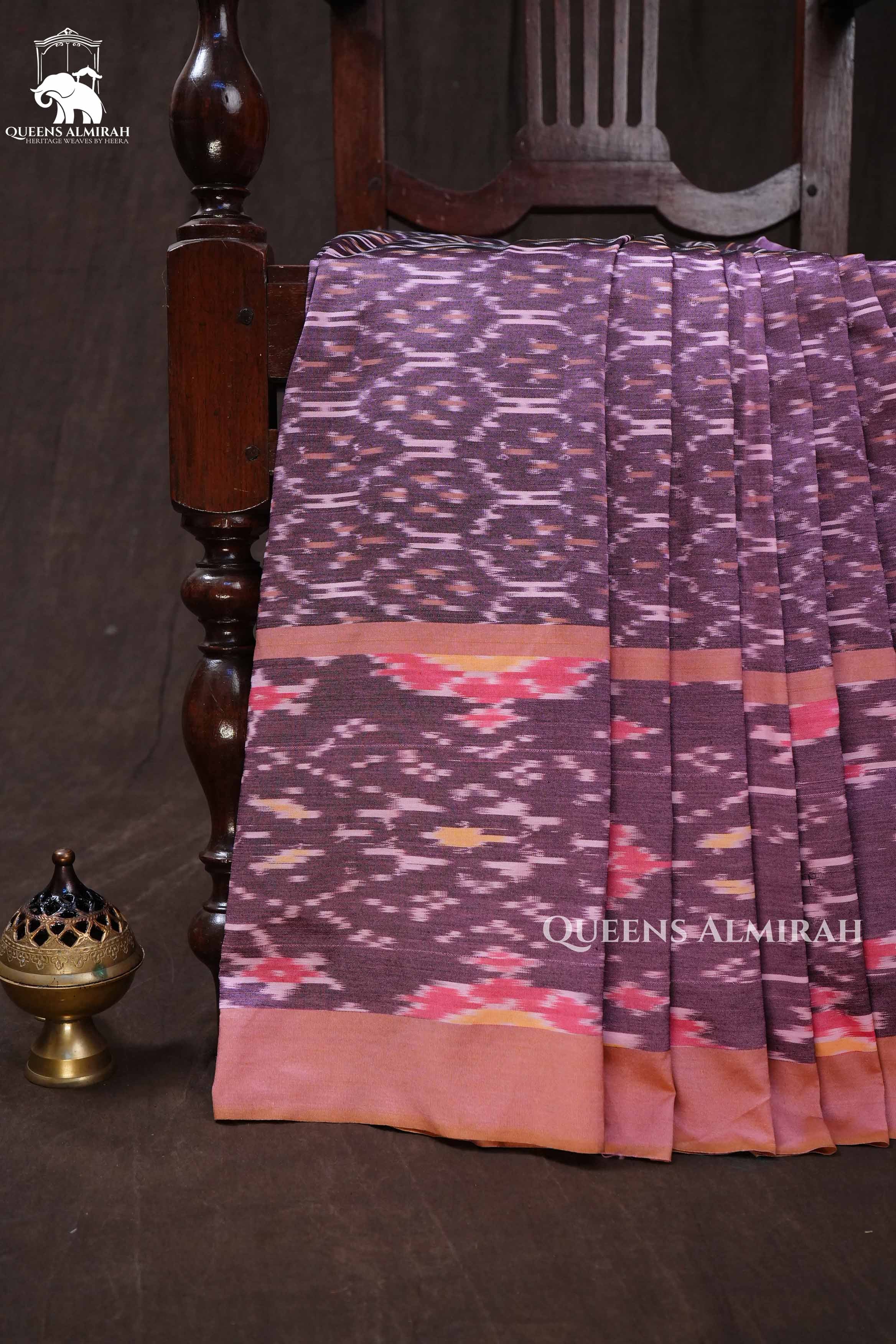 Mauve Budget Silk Cotton Saree