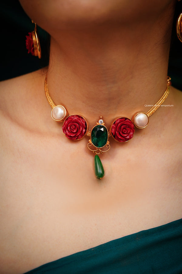 SITA - ROSE CHOKER - Queens Jewel Emporium