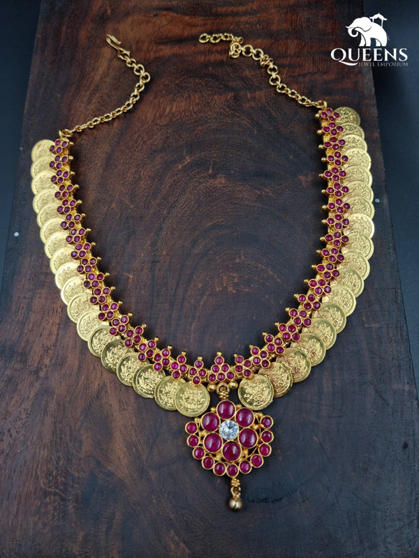 KANAGADHARA KASU NECKLACE - Queens Jewel Emporium
