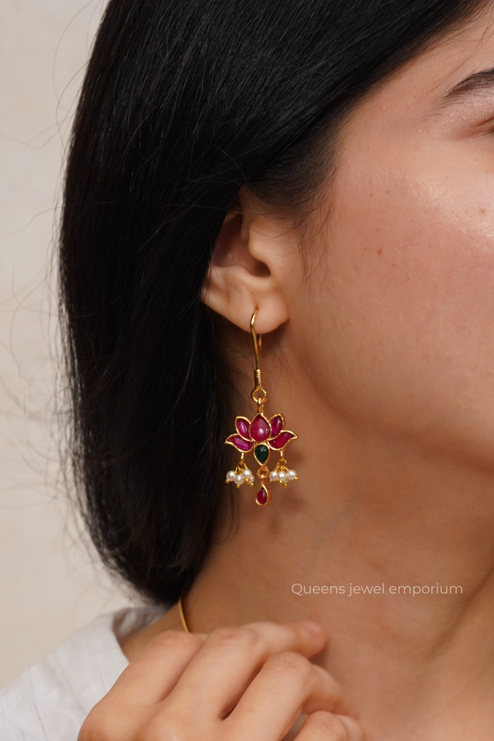 PREMAVATHI EARRINGS - Queens Jewel Emporium