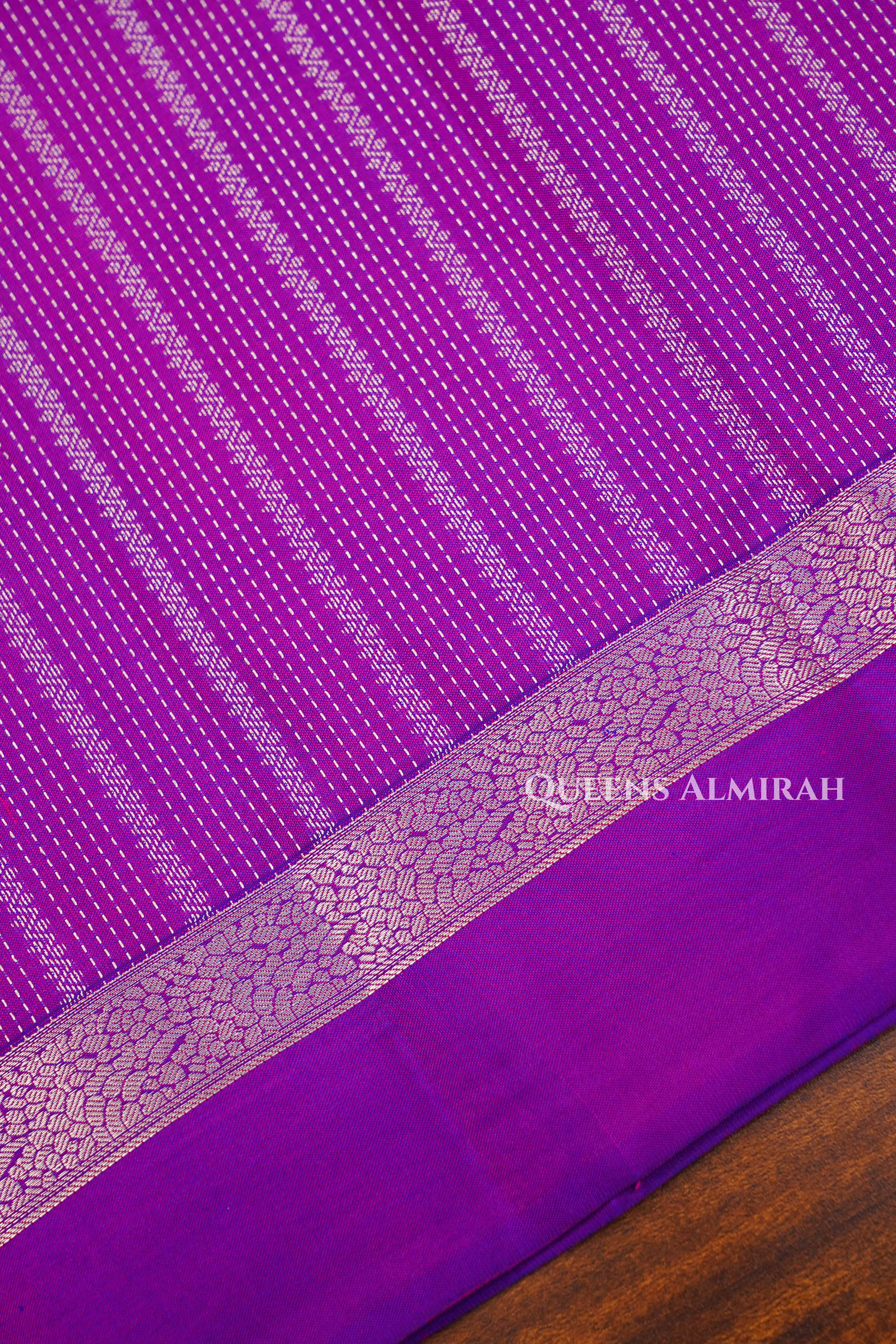Purple Pure Kanchivaram Silk Saree