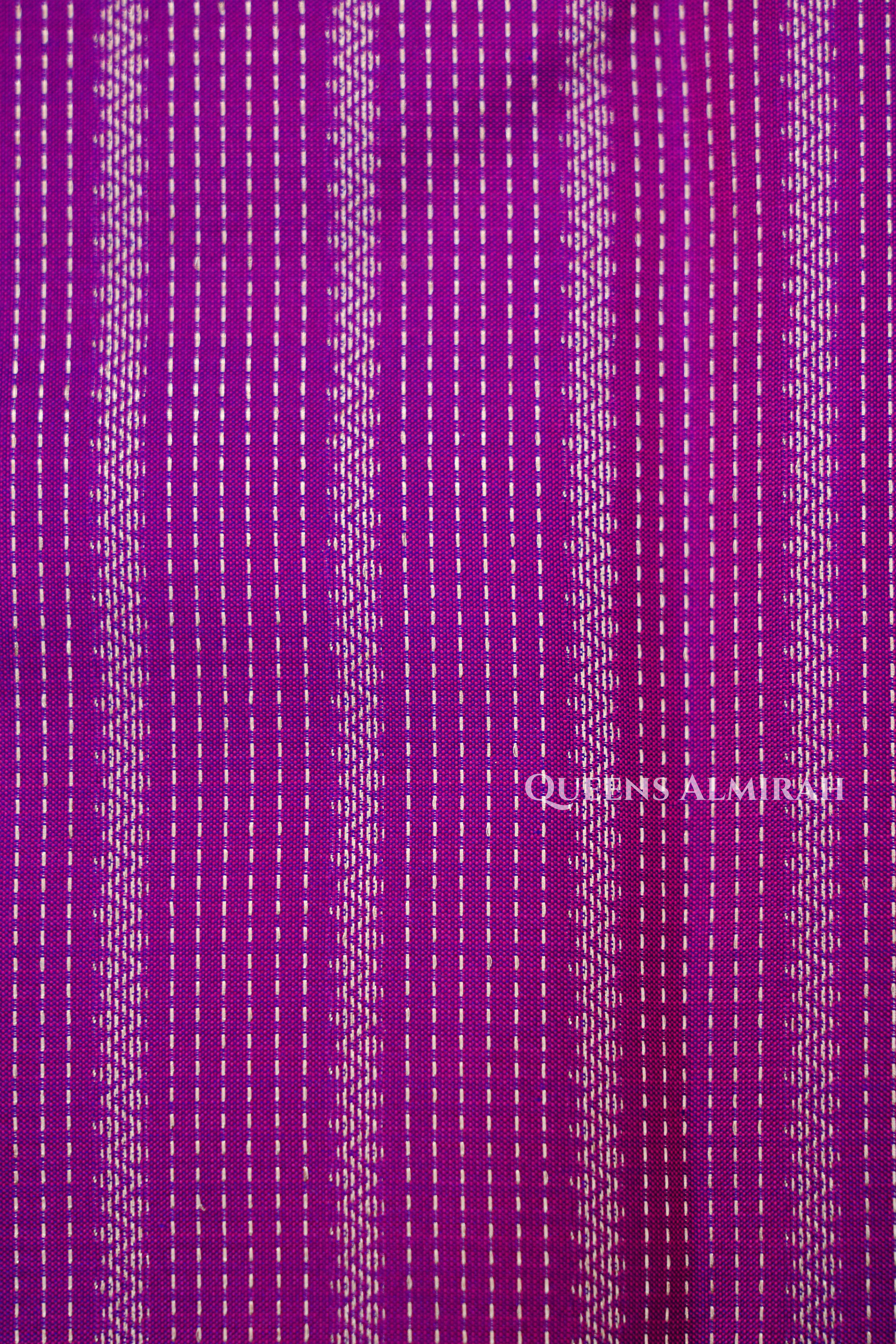 Purple Pure Kanchivaram Silk Saree