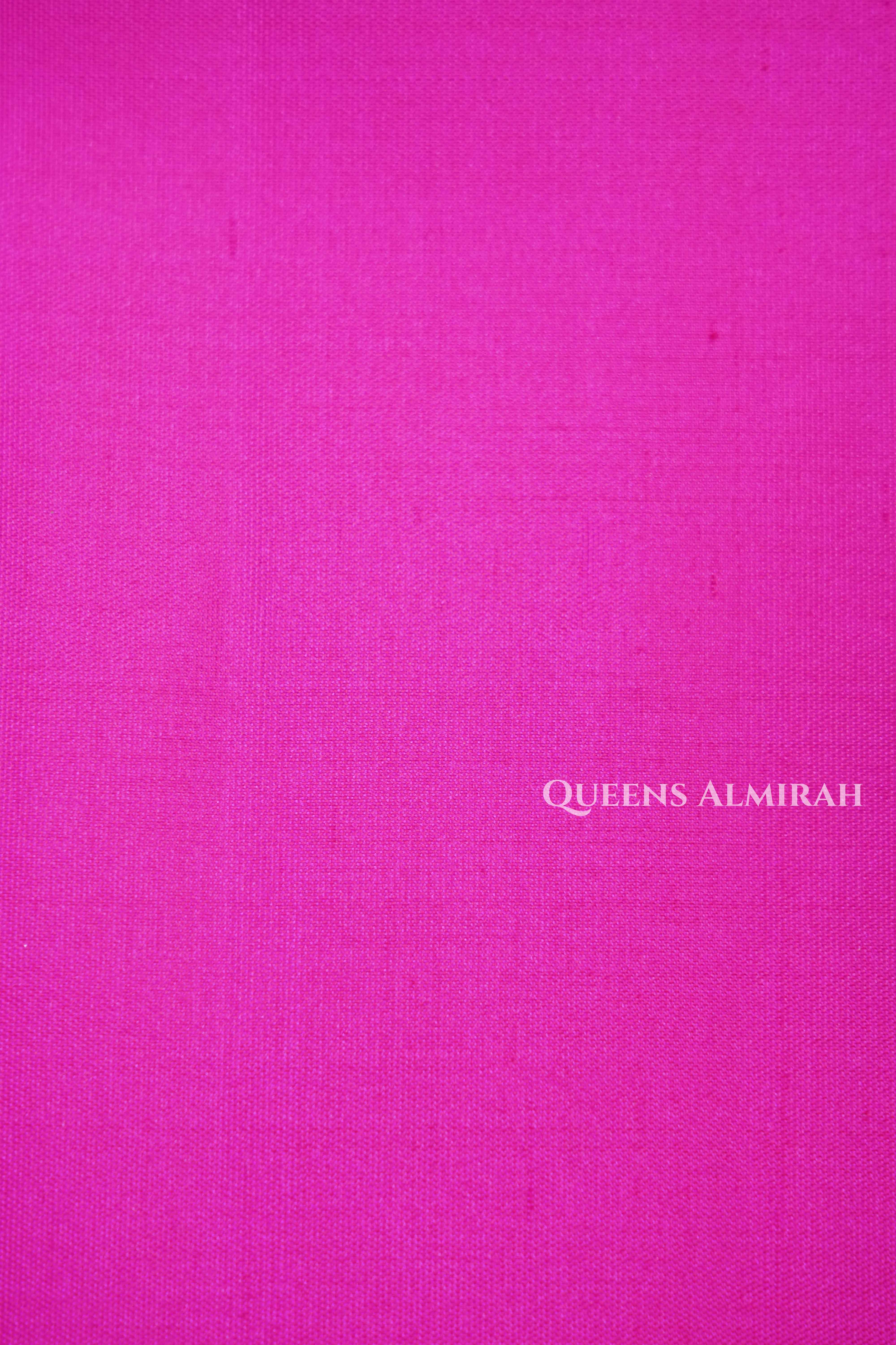 Magenta Pink Pure Kanchivaram Silk Saree