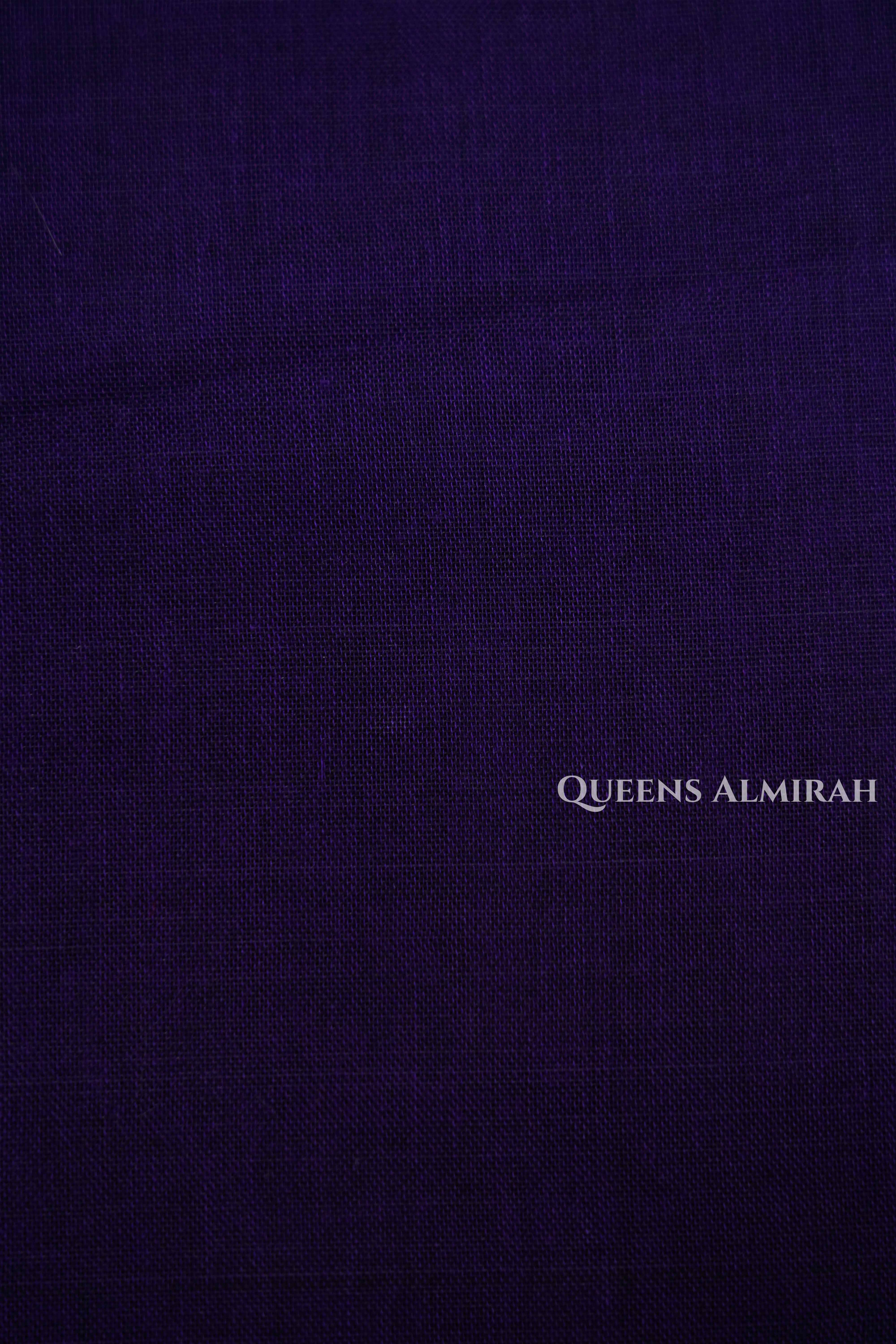 Brinjal Purple Narayanpet Cotton Saree