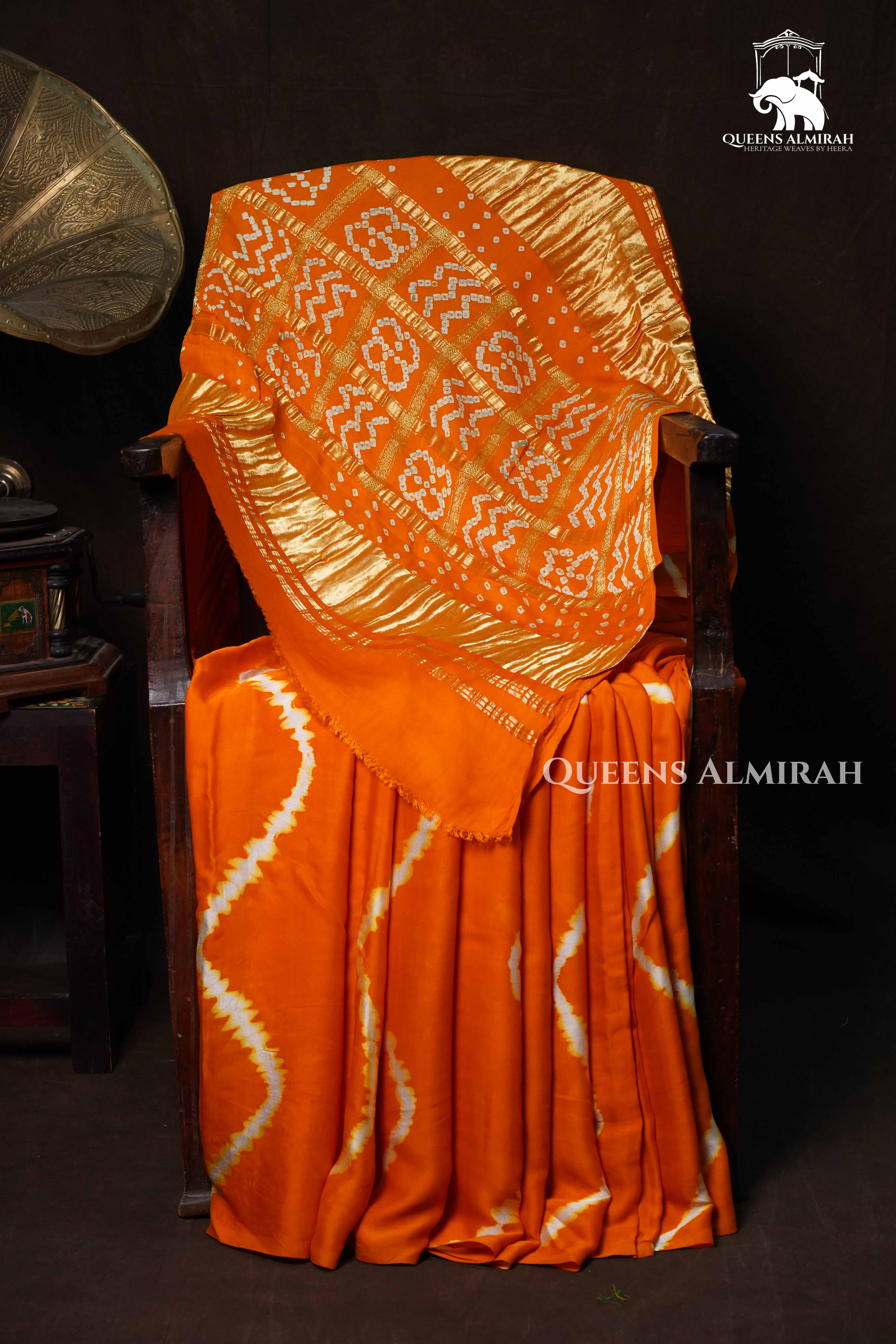 Mango Yellow Modal Silk Saree