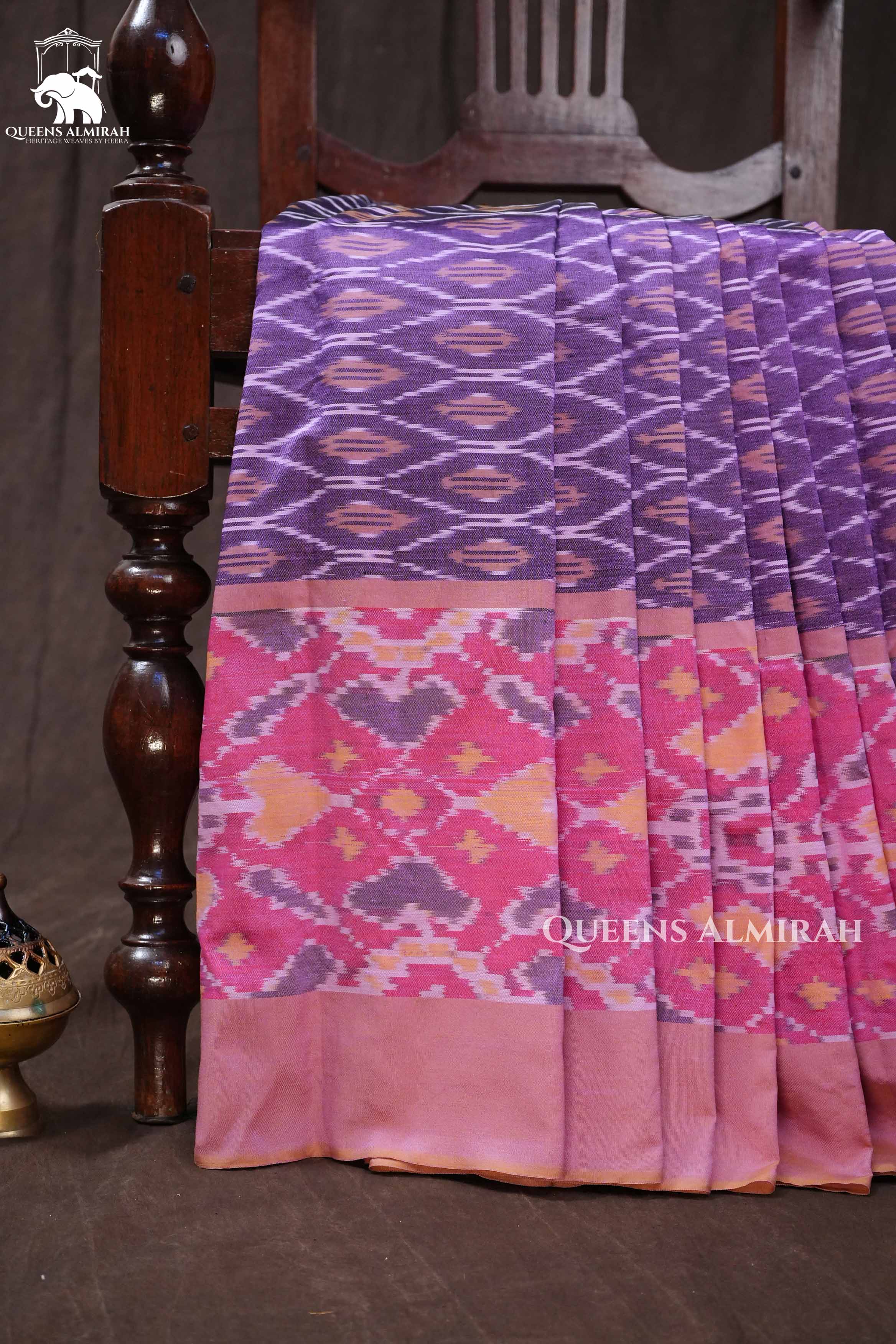 Purple Budget Silk Cotton Saree