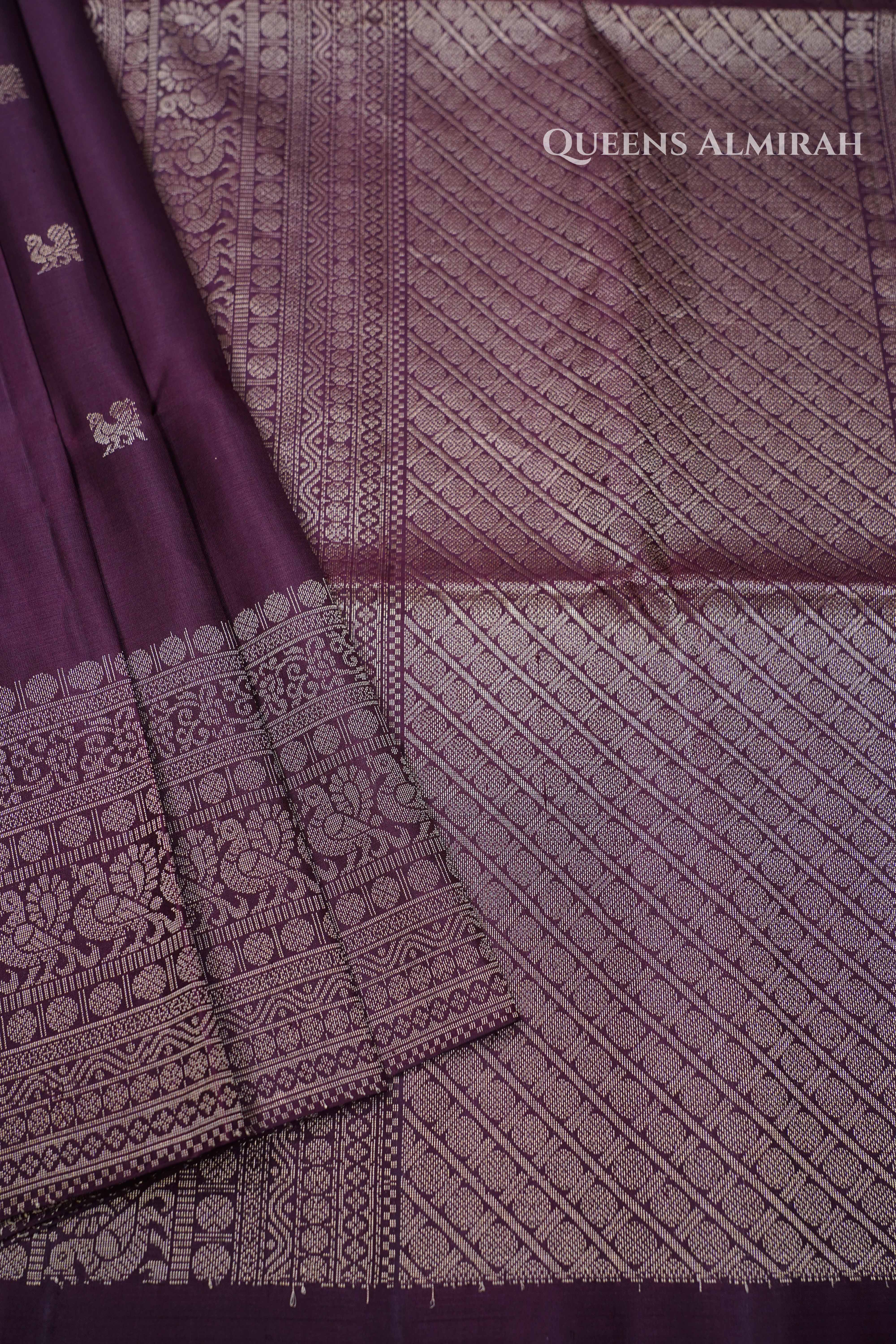Cocoa Bean Pure Soft Silk Saree