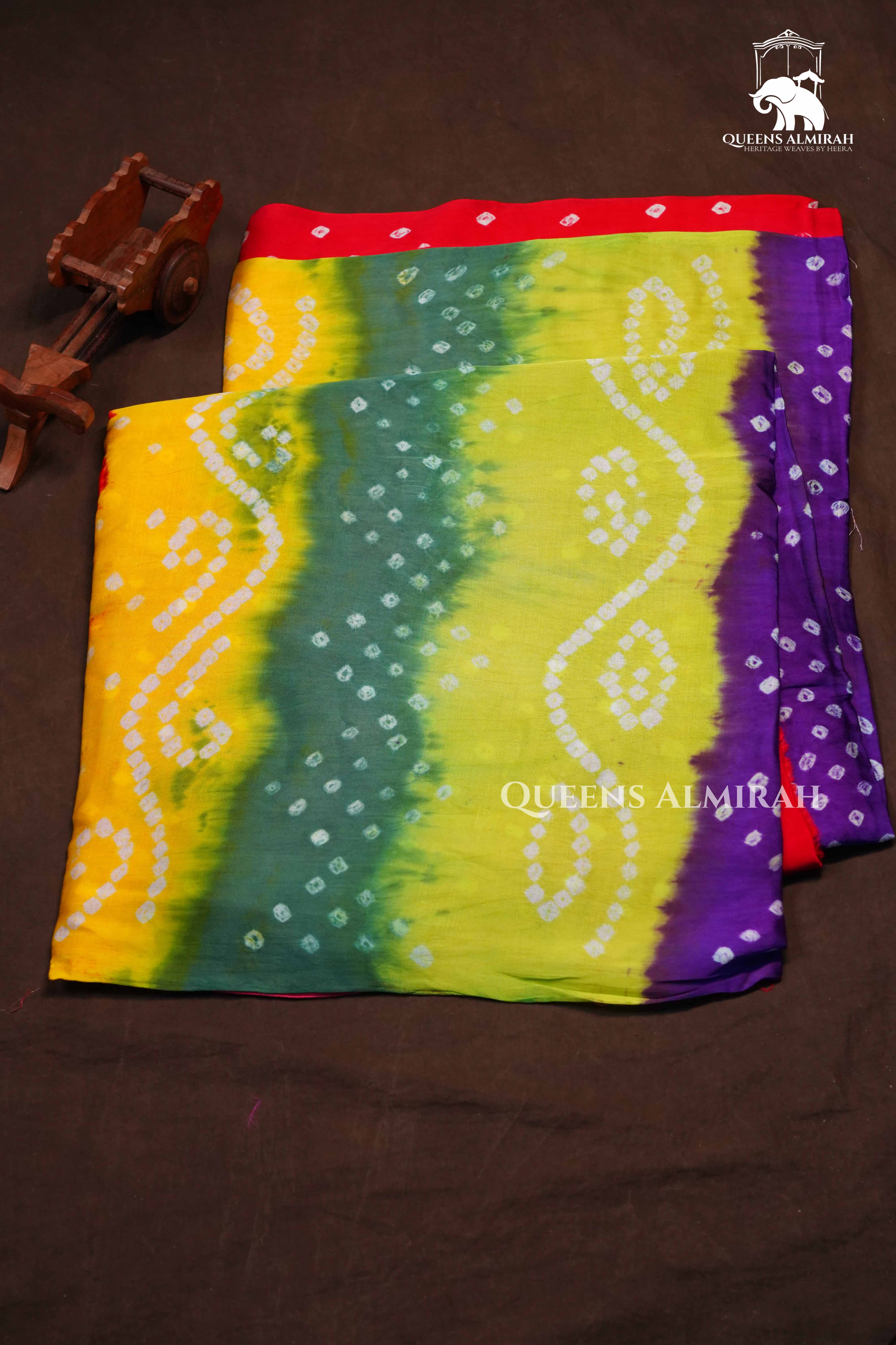 Red Modal Silk Saree