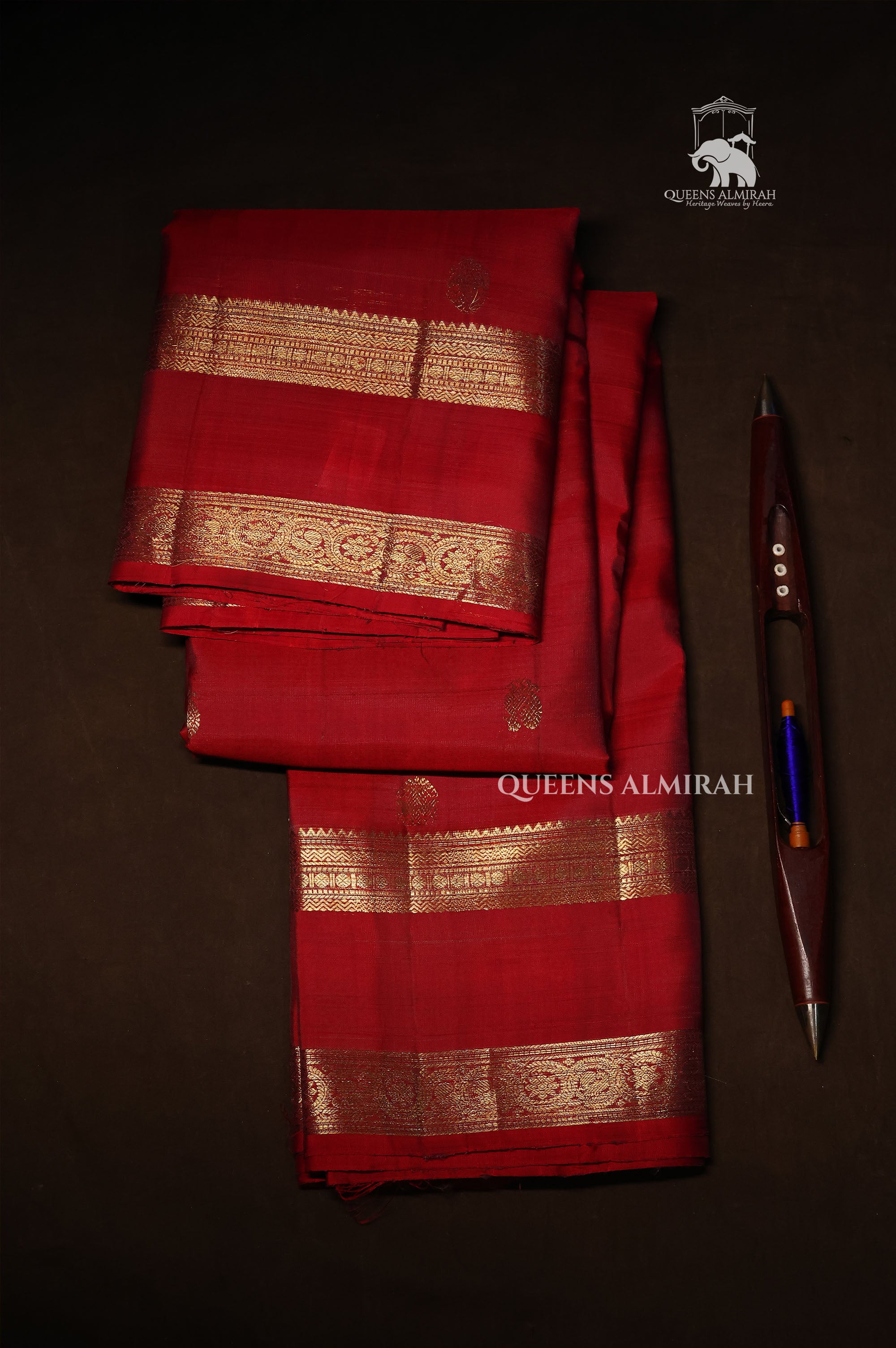Maroon Budget Kanchivaram Silk Saree