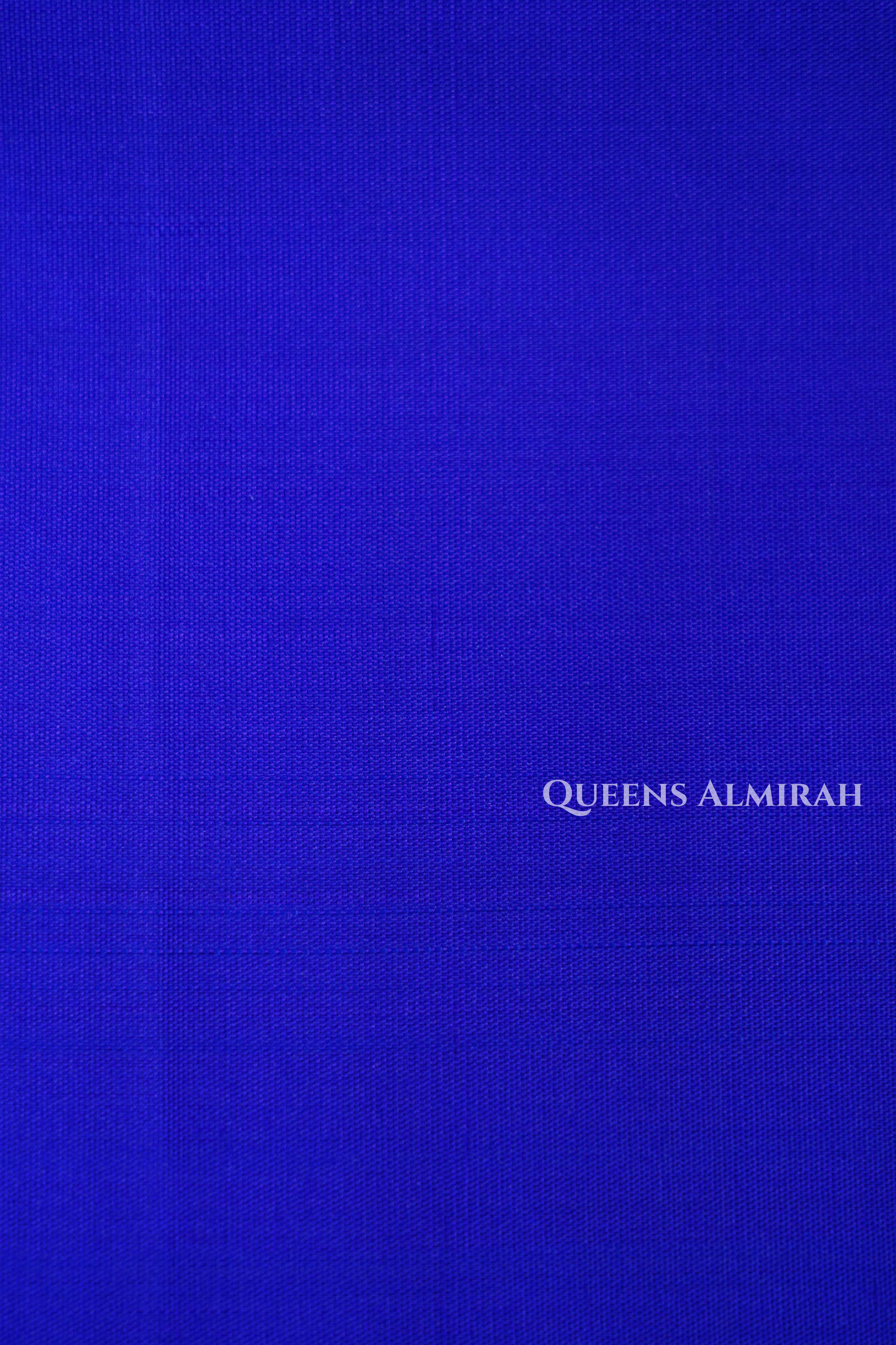 Royal Blue  Pure Kanchvaram Silk Saree
