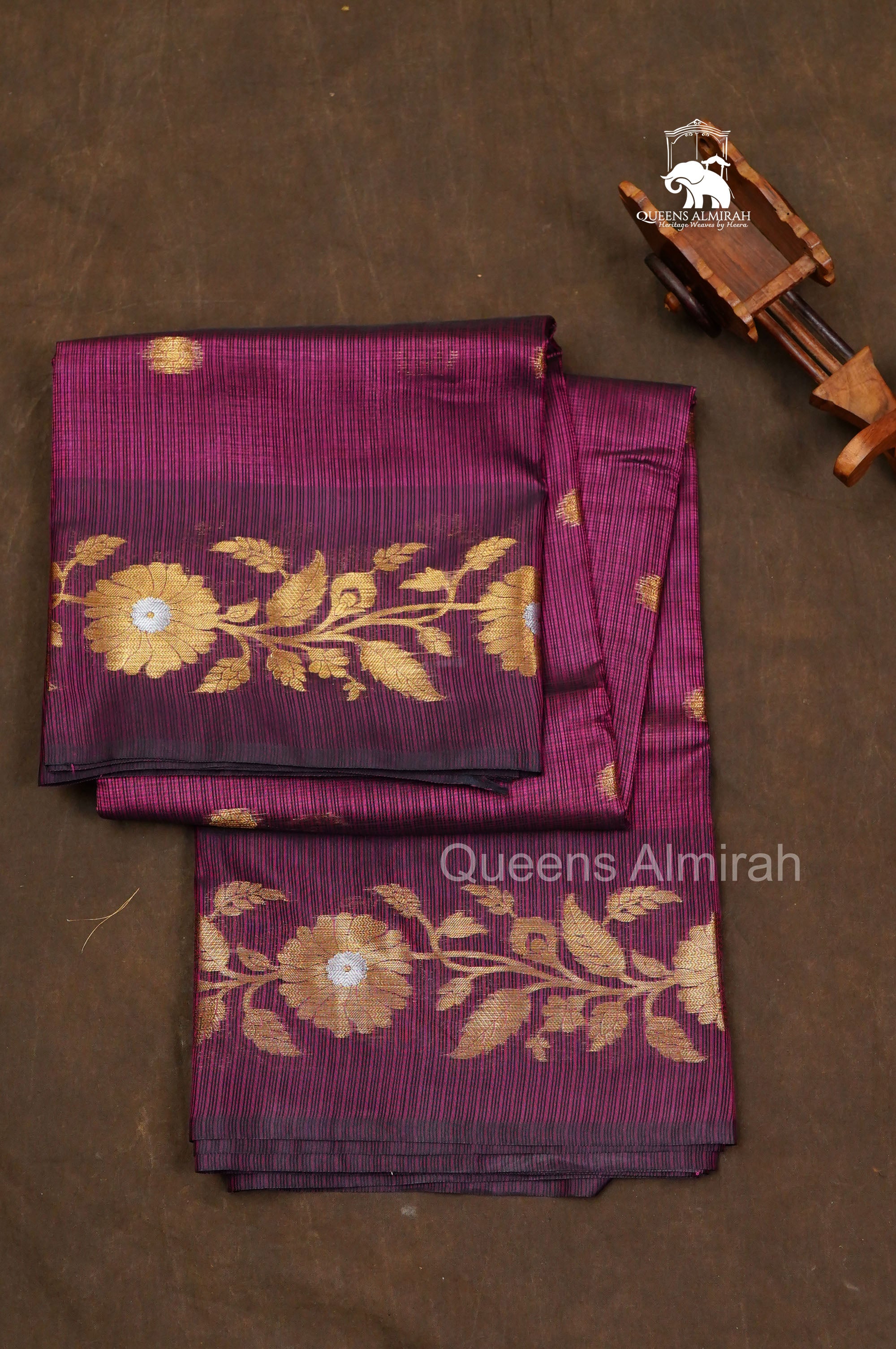 Purple Semi Kota Silk Cotton Saree