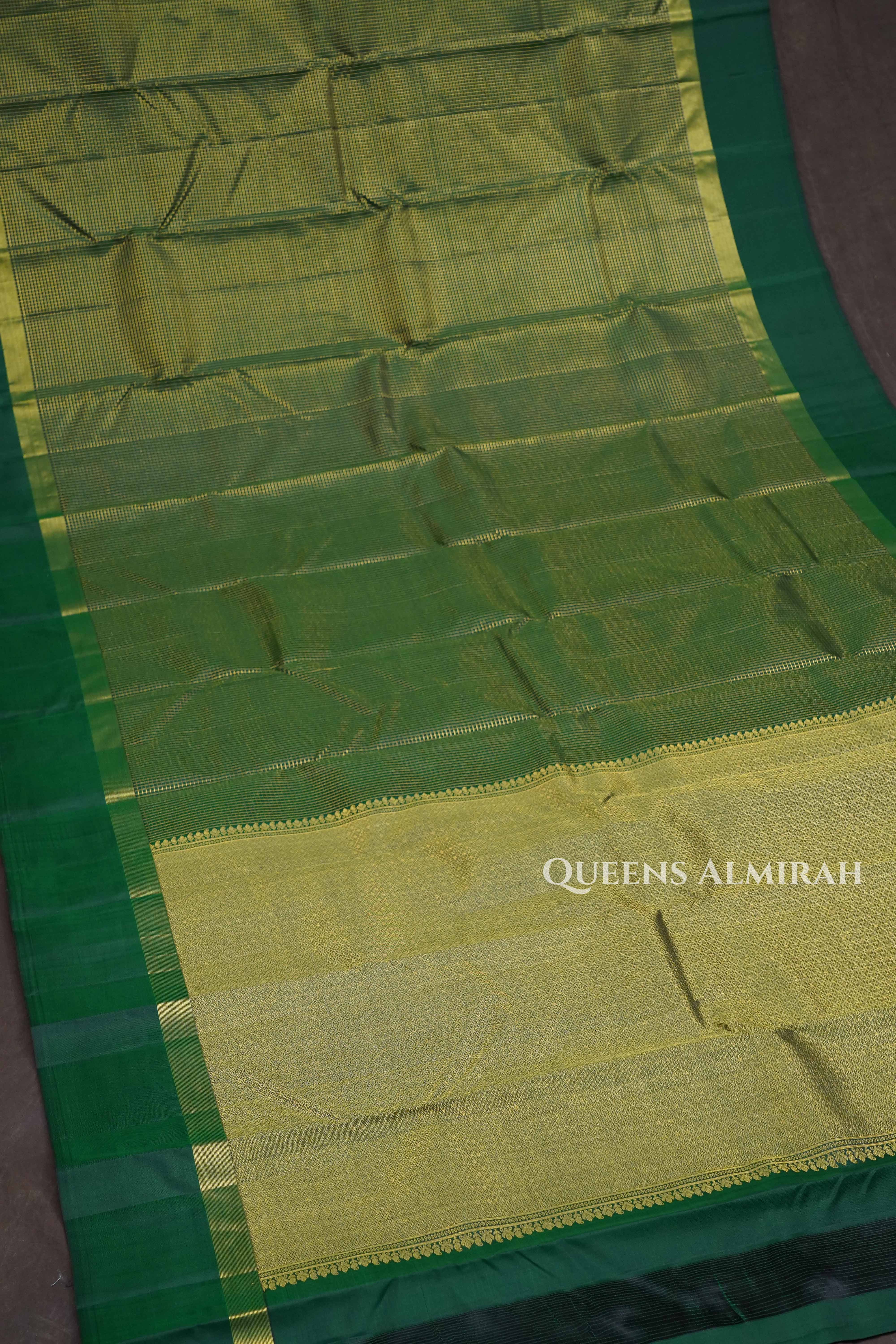 Neem Green Pure Kanchivaram Silk Saree