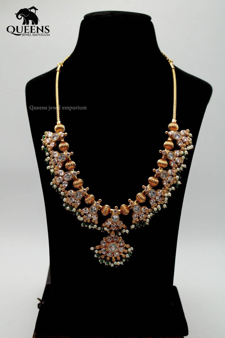 ADHRIKHA ZIRCON NECKLACE - Queens Jewel Emporium