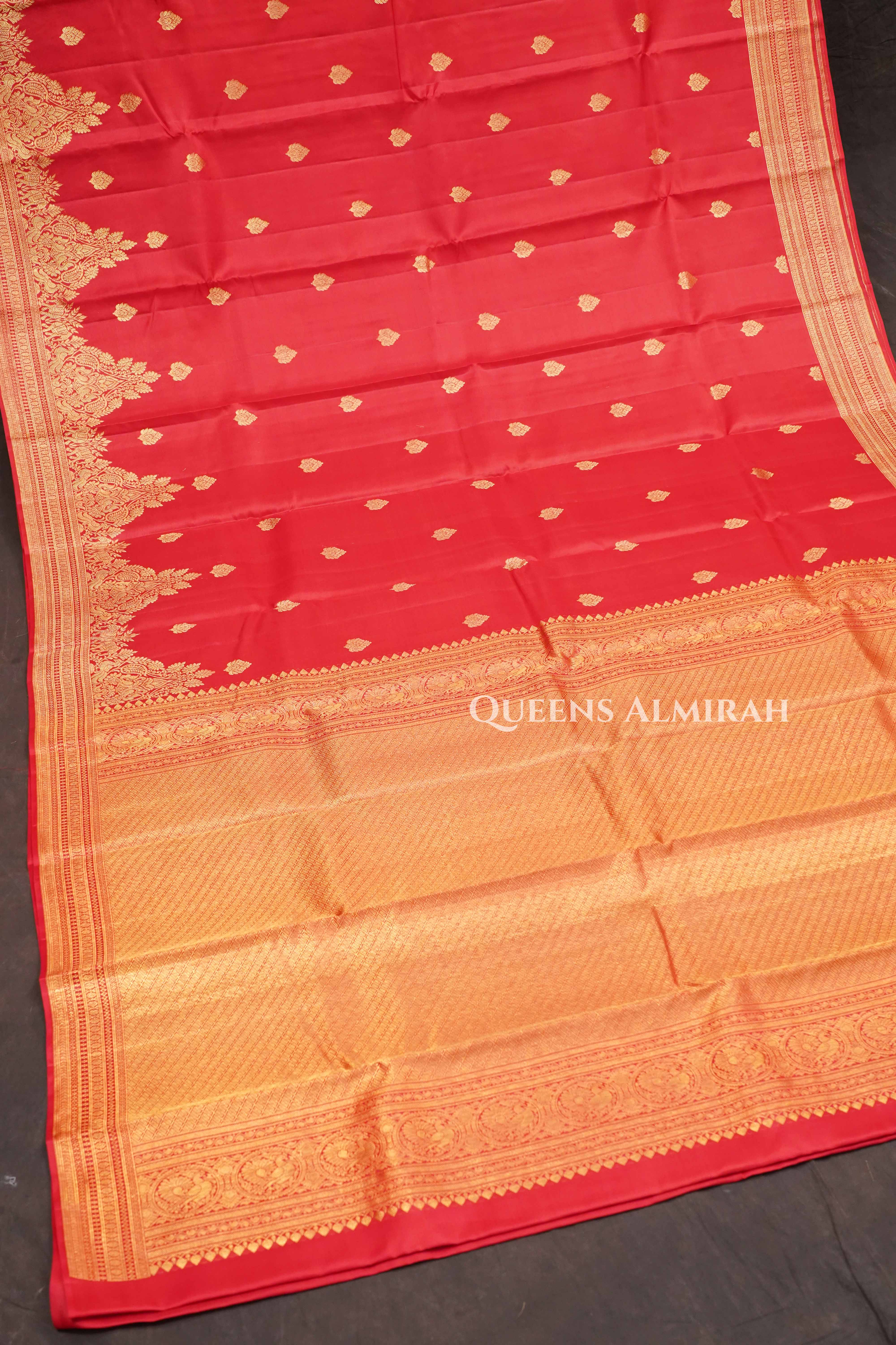 Red Pure Kanchivaram Silk Saree